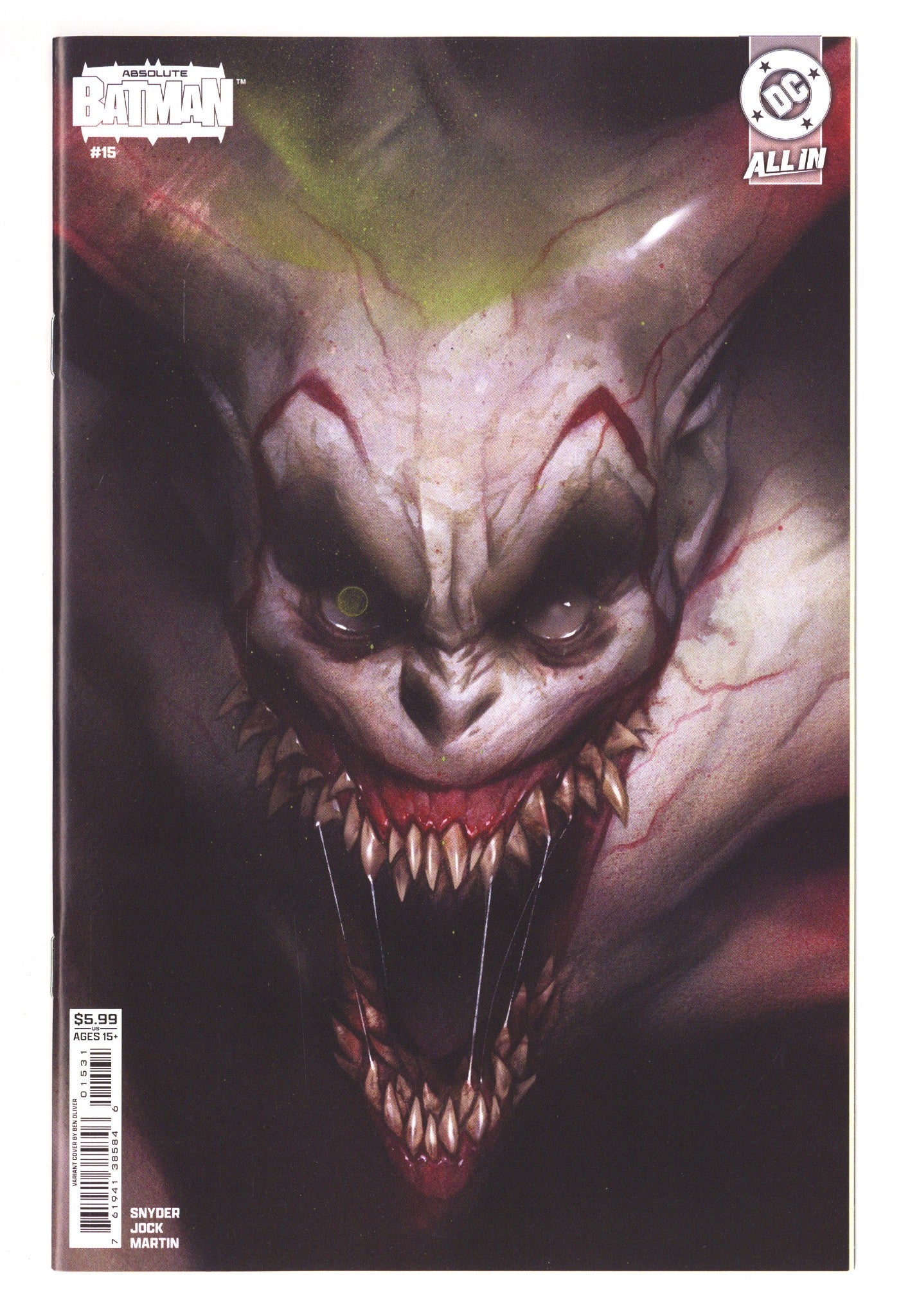 Absolute Batman 15 NM (9.4) (2026) Oliver Variant 