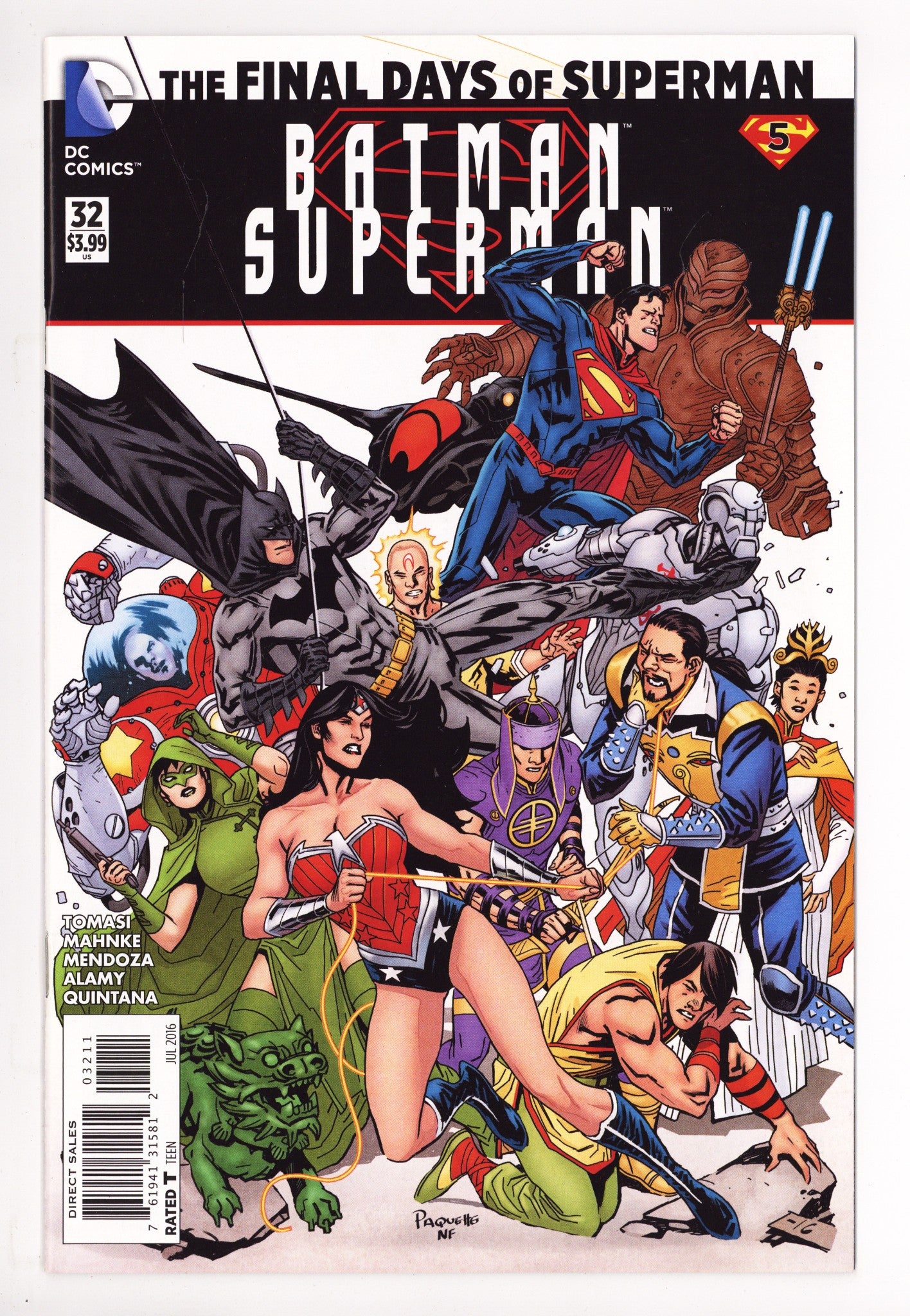 Batman / Superman Vol 1 32 High Grade (2016) 