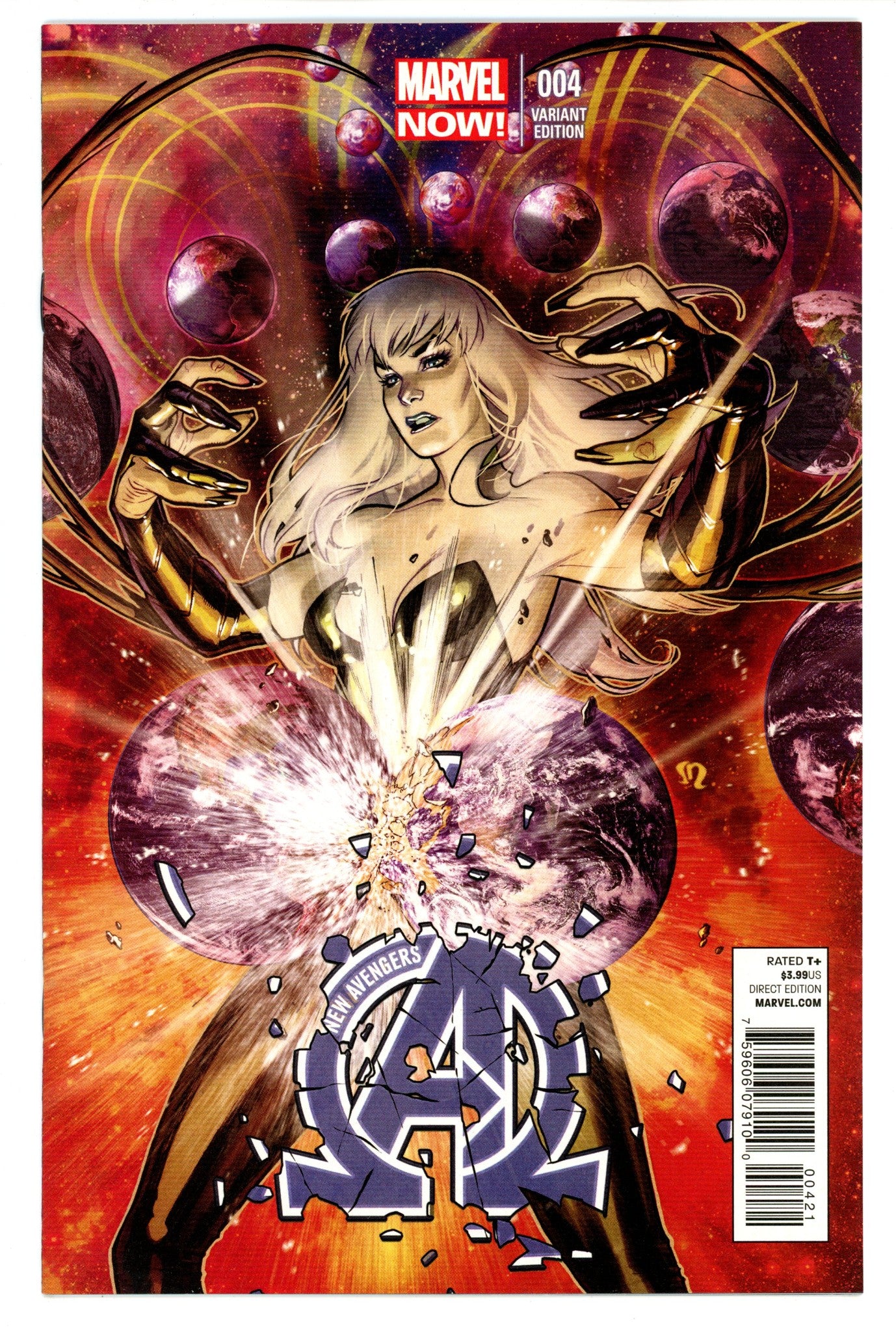 New Avengers Vol 3 4 NM- (9.2) (2013) Roux Incentive Variant 