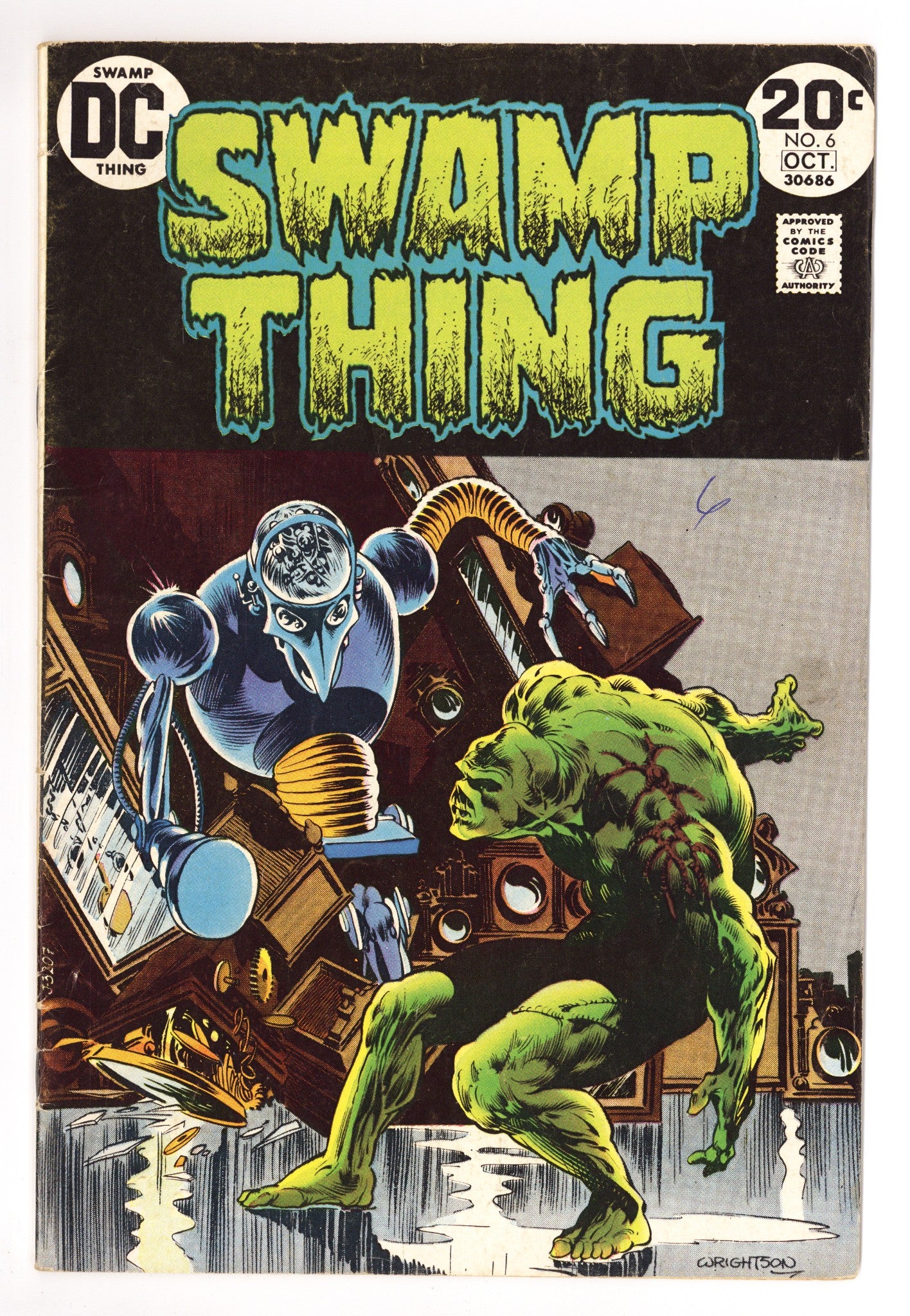 Swamp Thing Vol 1 6 VG+ (4.5) (1973) 