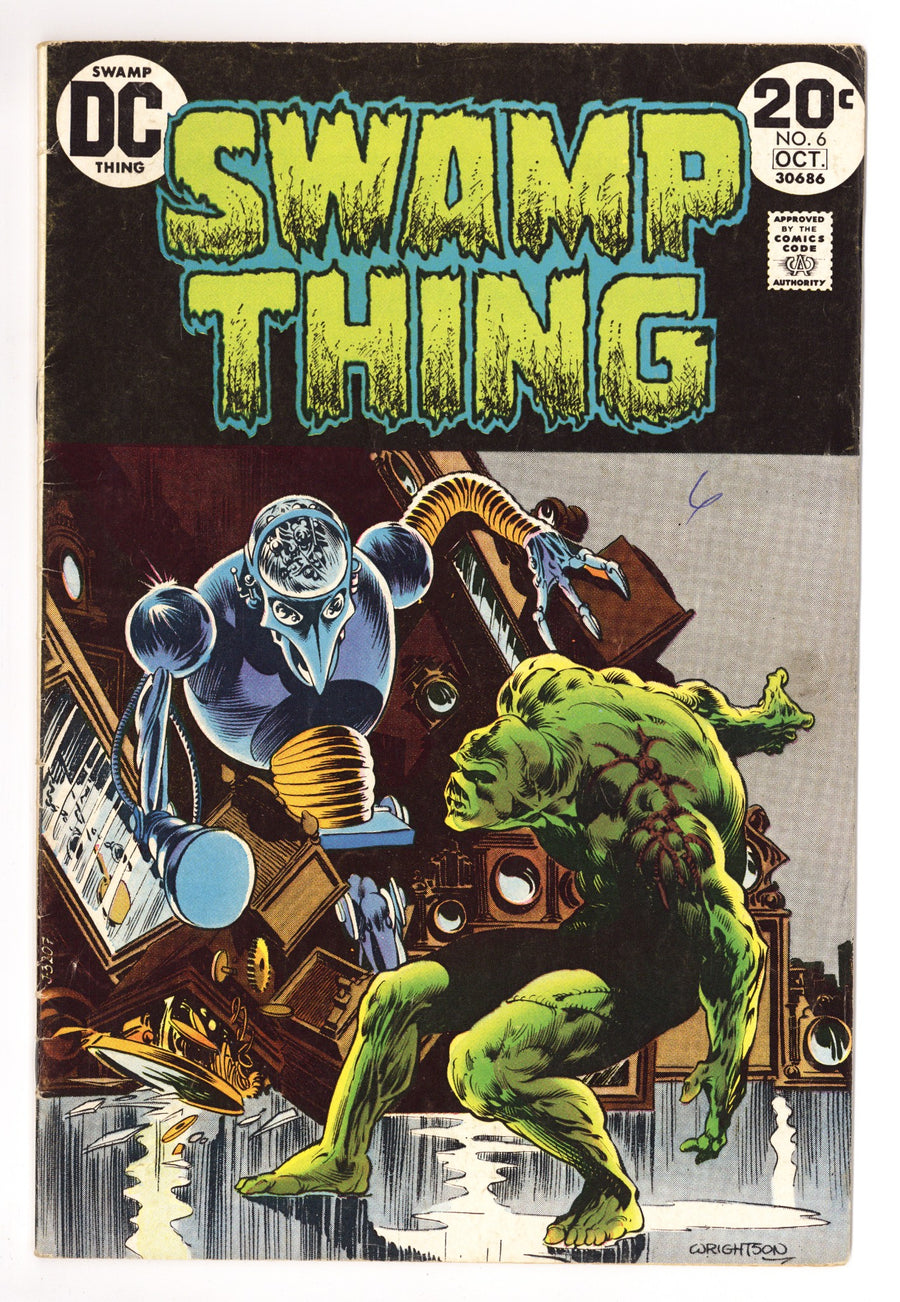 Swamp Thing Vol 1 6 VG+ (4.5) (1973) 