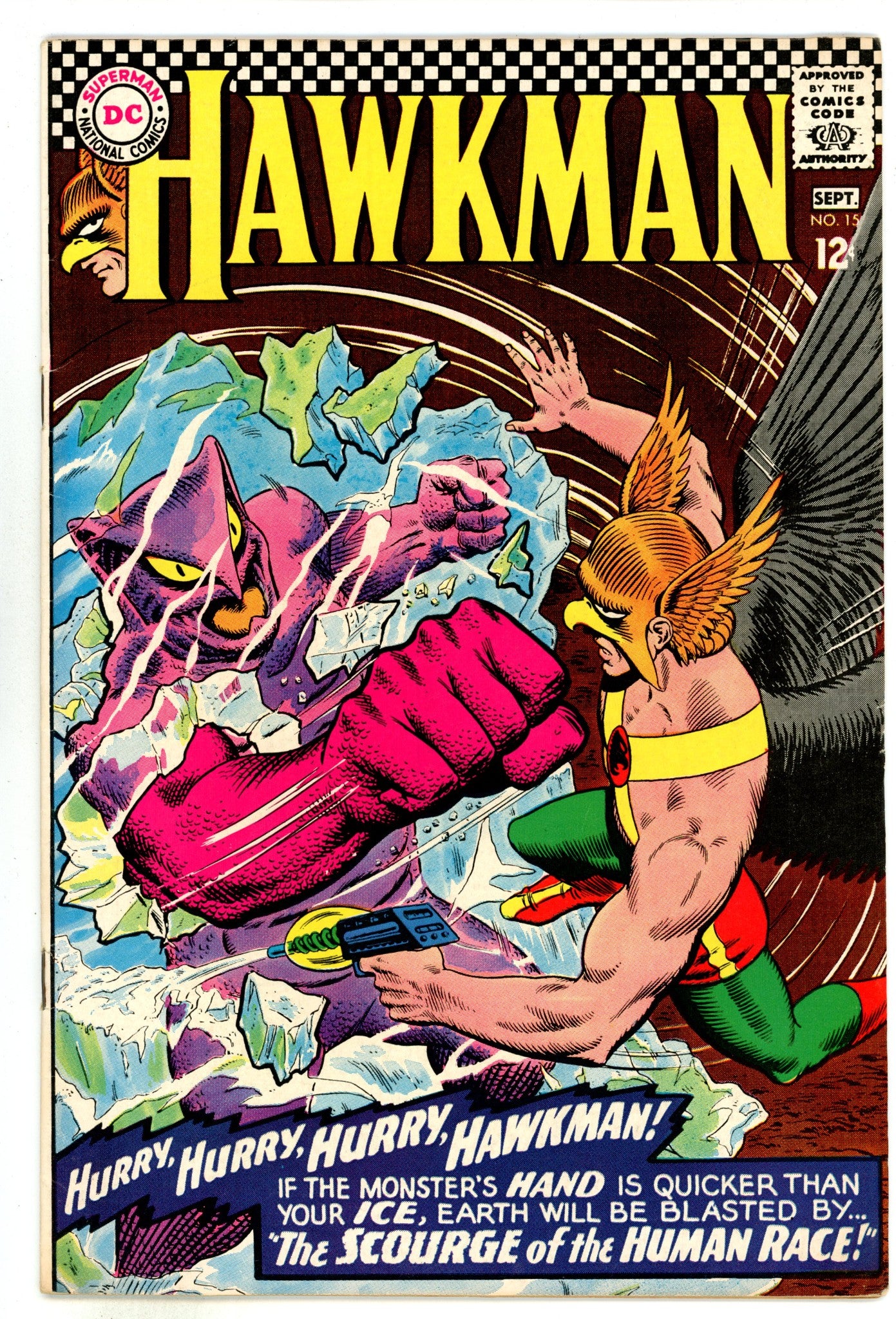 Hawkman Vol 1 15 FN- (5.5) Minor Tape (1966) 