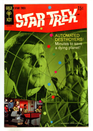 Star Trek 3 FN+ (6.5) Photo Back Cover Variant (1968) 