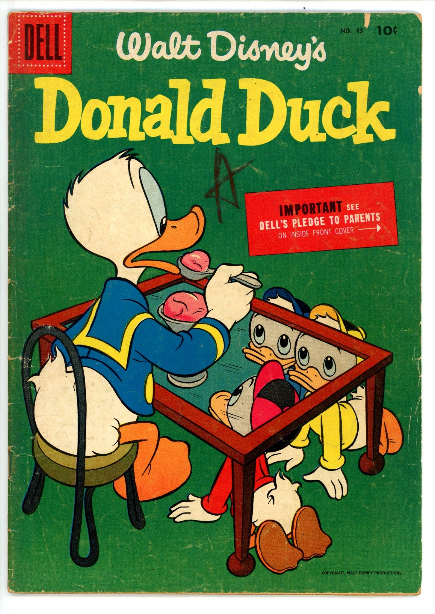 Donald Duck 43 VG- (1955)