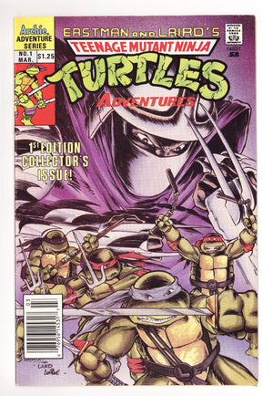 Teenage Mutant Ninja Turtles Adventures Vol 2 1 FN/VF (7.0) Newsstand (1989) Canadian Price Variant