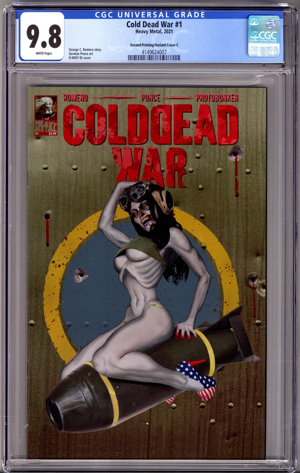 Cold Dead War 1 CGC 9.8 (NM/M) 2nd Print (2021) Zombie Variant