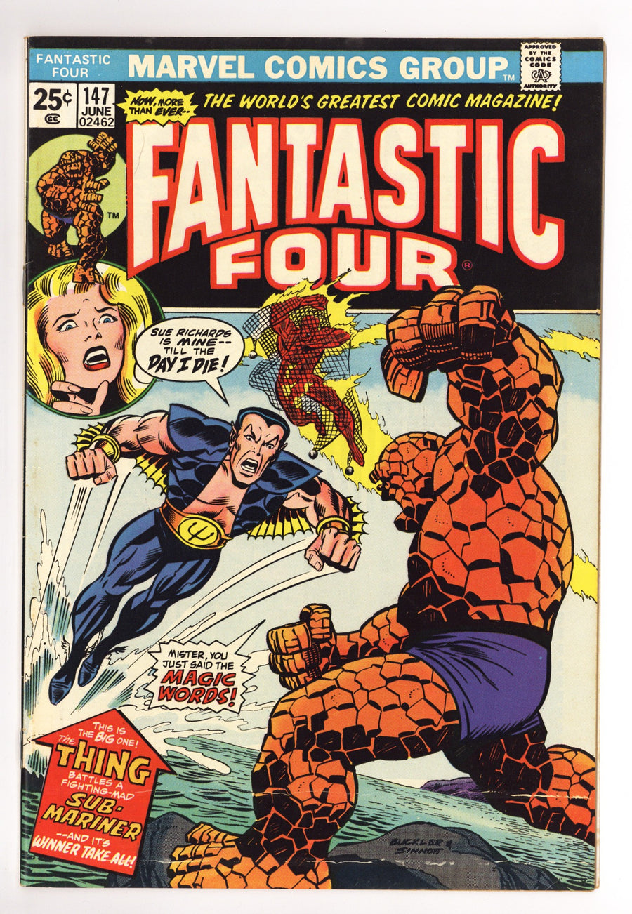 Fantastic Four Vol 1 147 FN+ (6.5) (1974) 