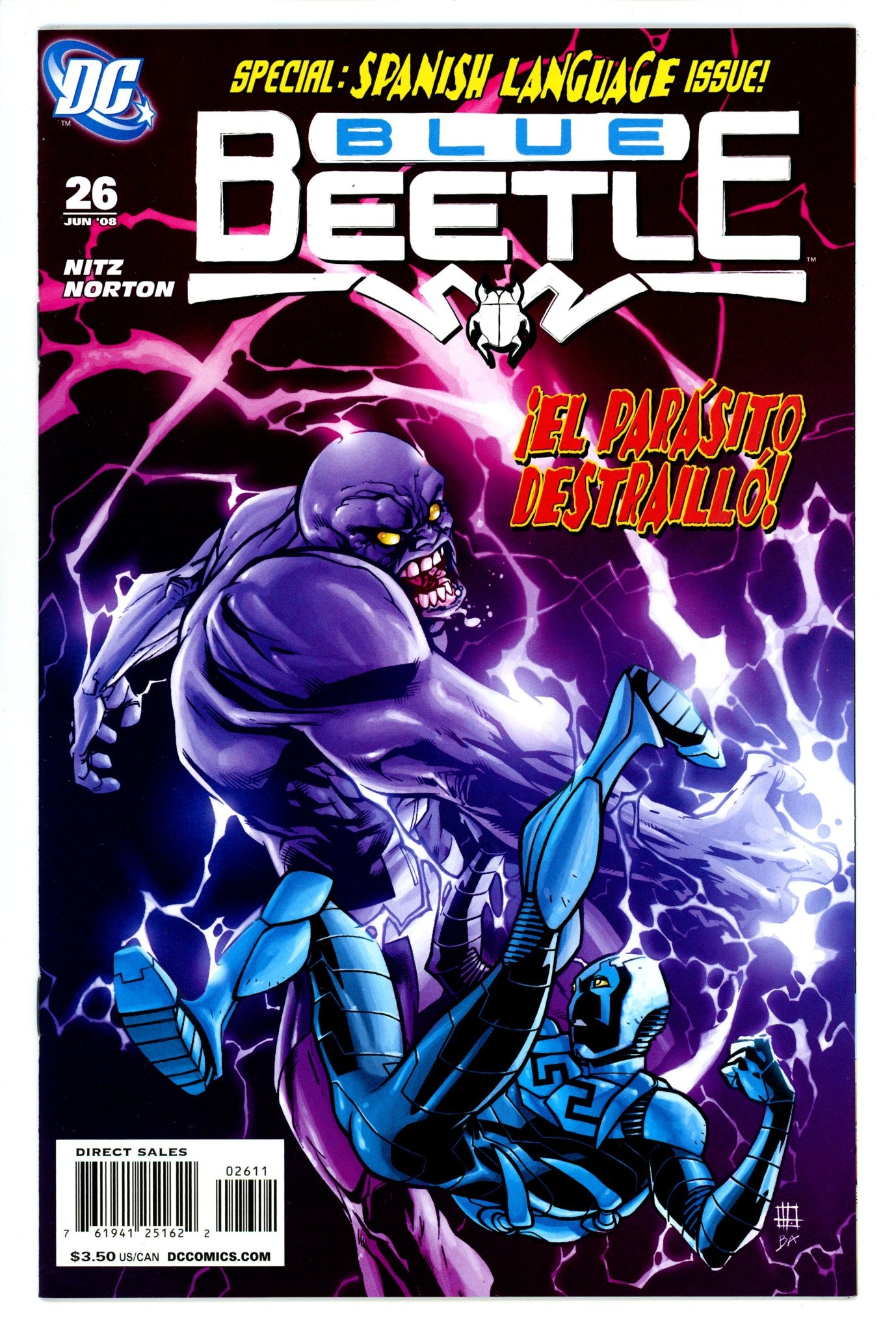 The Blue Beetle Vol 8 26 High Grade (2008) 