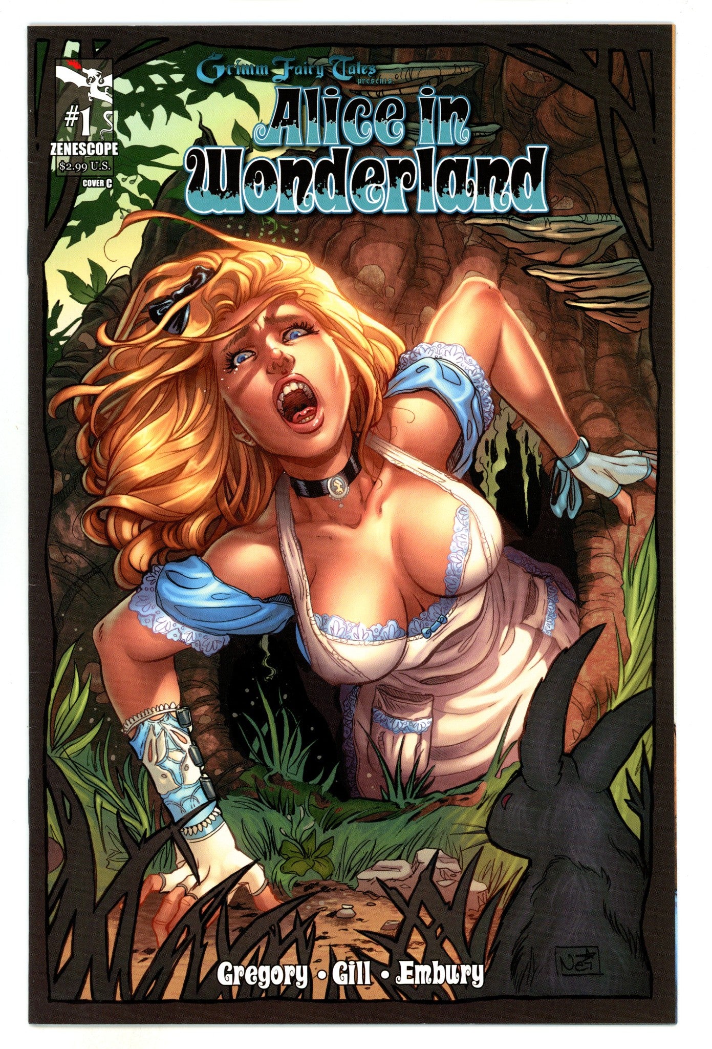 Grimm Fairy Tales Presents Alice in Wonderland  1  VF/NM (9.0)  (2012) Ruffino  Variant  