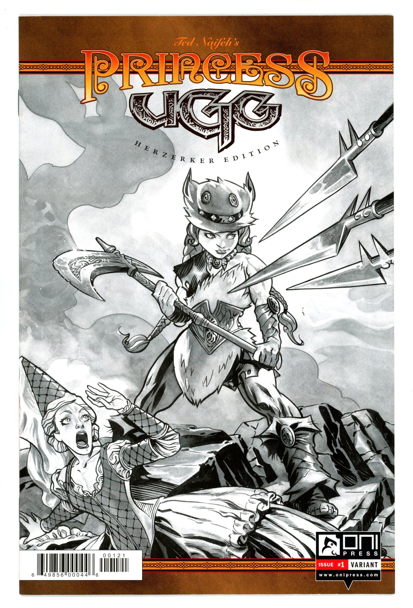 Princess Ugg 1 High Grade (2014) B&W Variant 