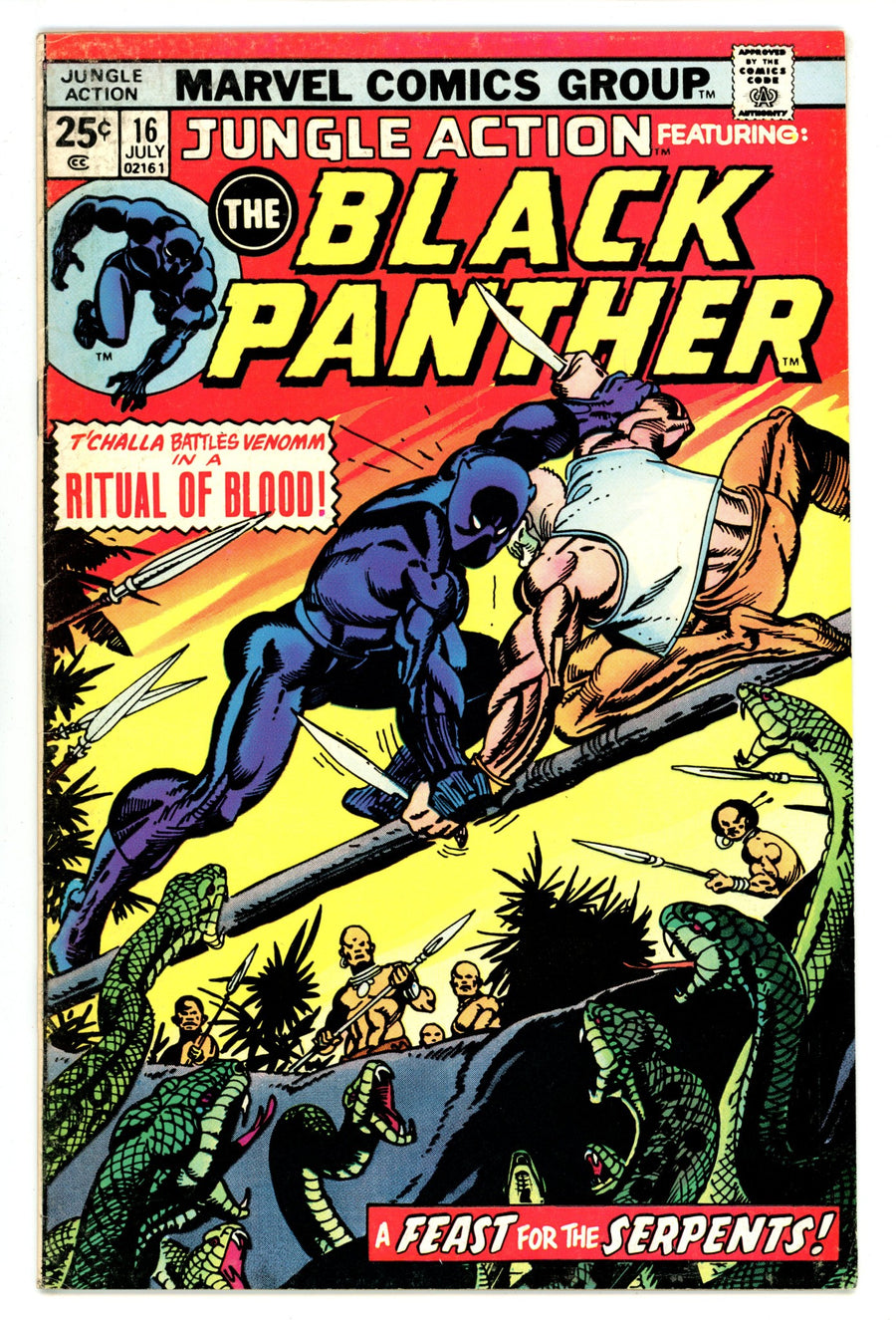 Jungle Action Vol 2 16  FN (6.0)   (1975)        