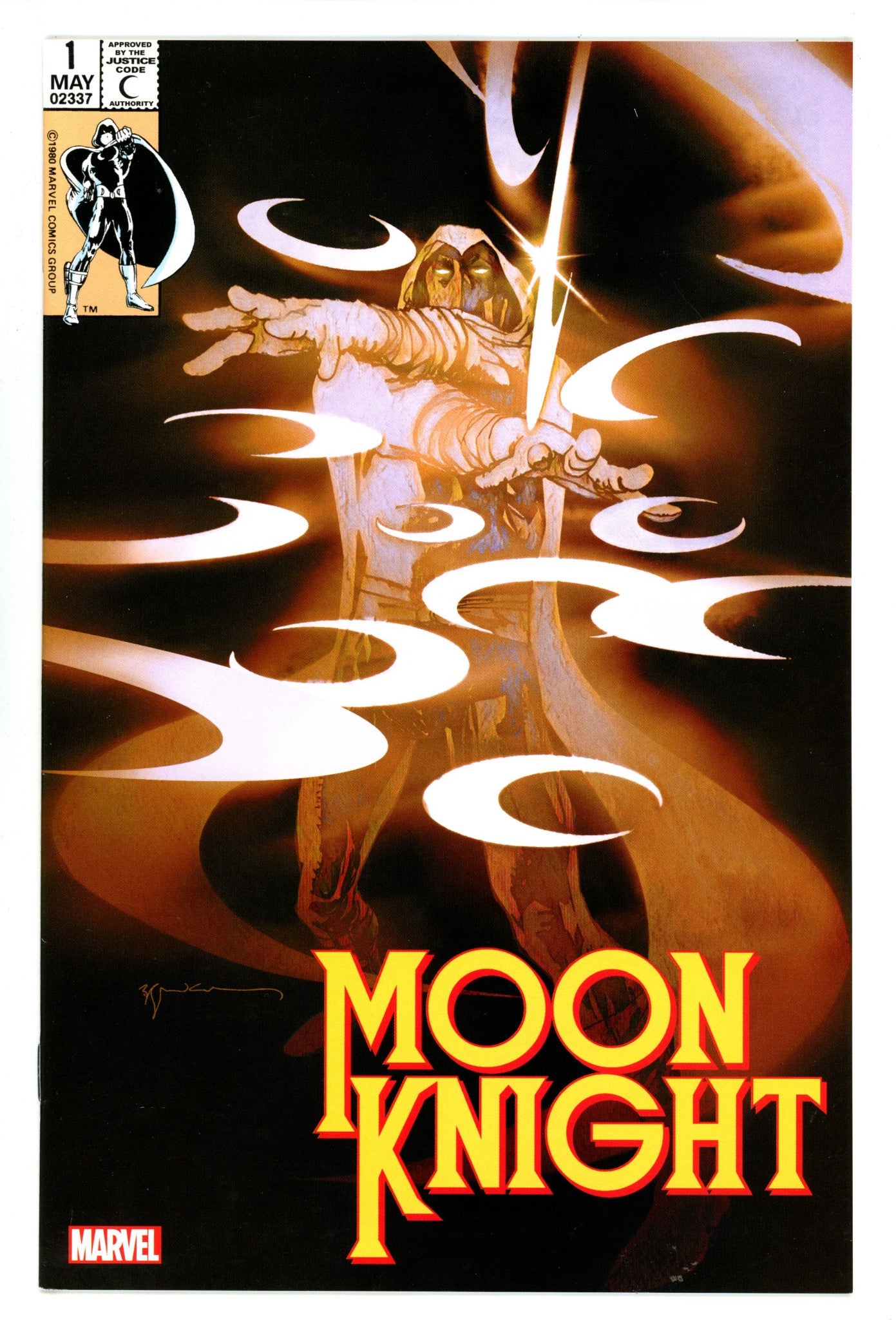 Moon Knight No. 1 Facsimile Edition Vol 1 [nn] VF/NM (9.0) (2022) Sienkiewicz Exclusive Variant 