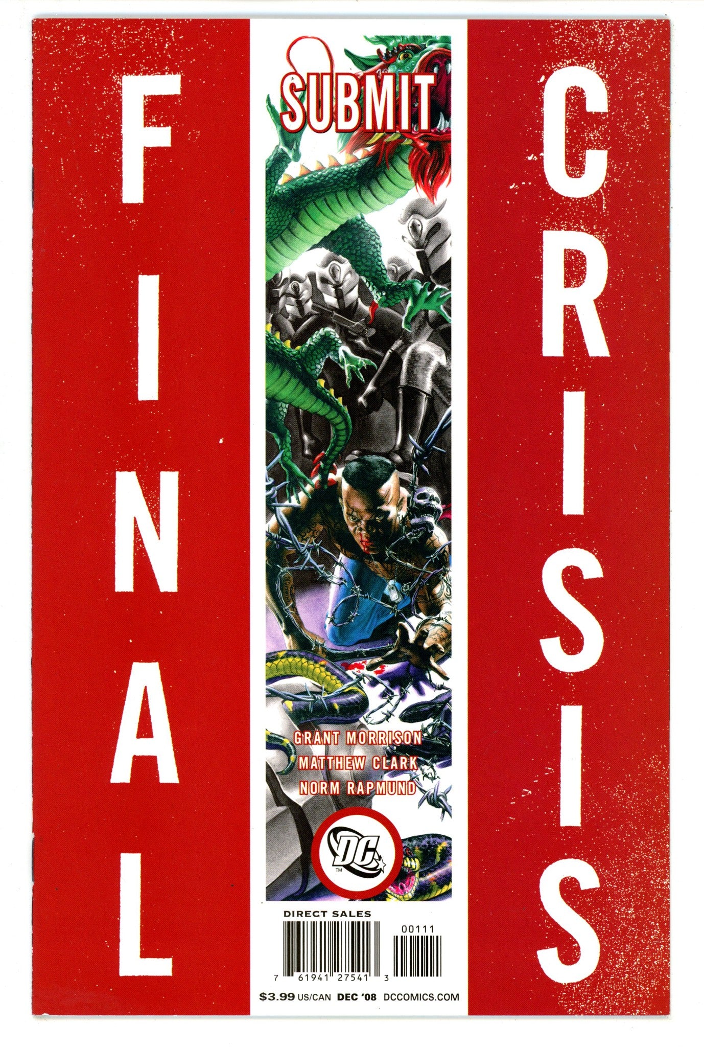 Final Crisis: Submit 1 High Grade (2008) Migliari Variant 