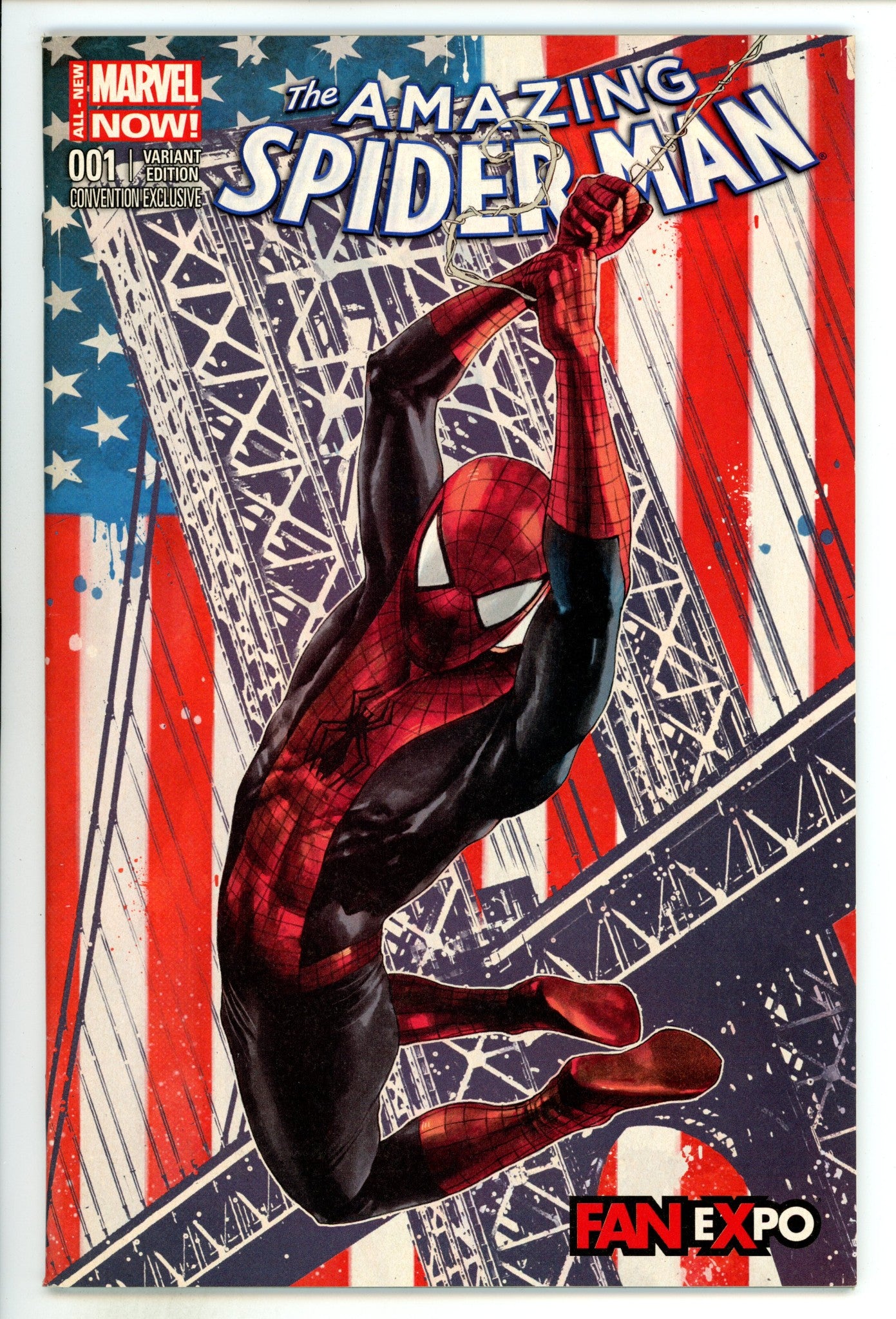The Amazing Spider-Man Vol 3 1 VF (8.0) (2014) Suayan Exclusive Variant 