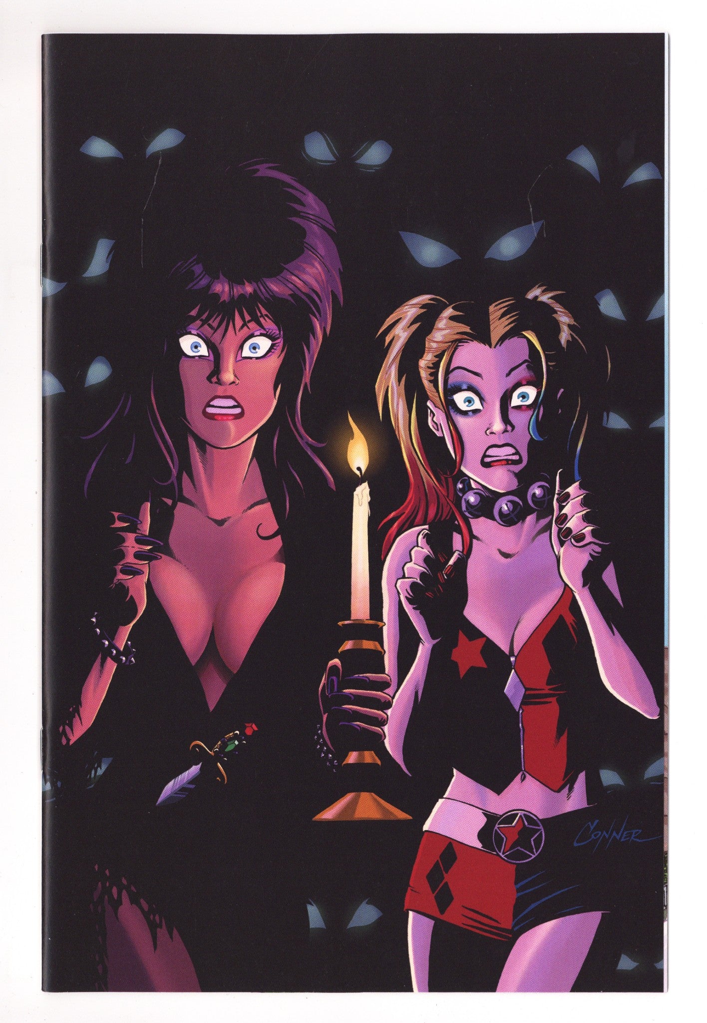 Harley Quinn X Elvira 4 Conner Candle Virgin Incentive NM- (2026)