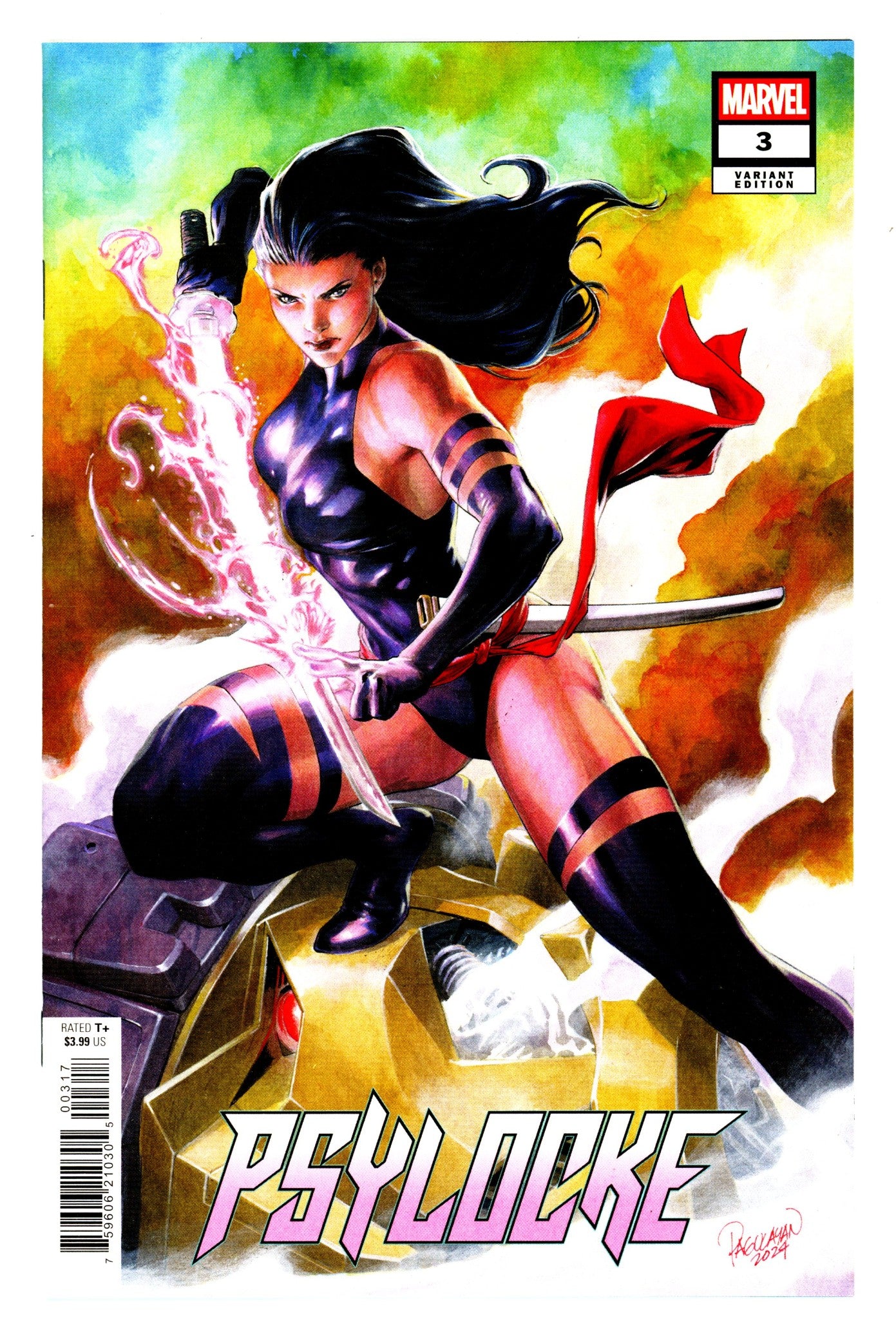 Psylocke Vol 2 3 Pagulayan Incentive Variant NM- (2025)
