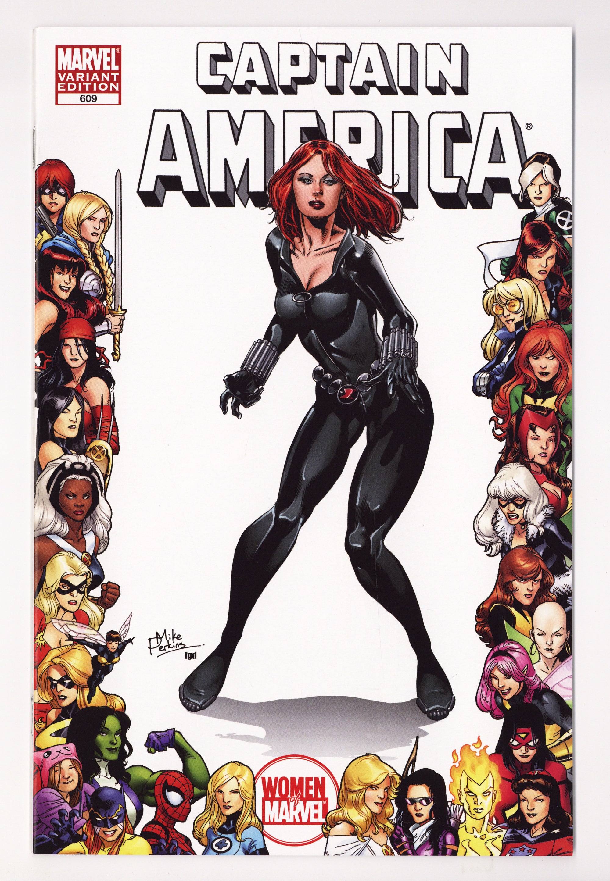 Captain America Vol 5 609  NM- (9.2)   (2010) Perkins     Incentive Variant  