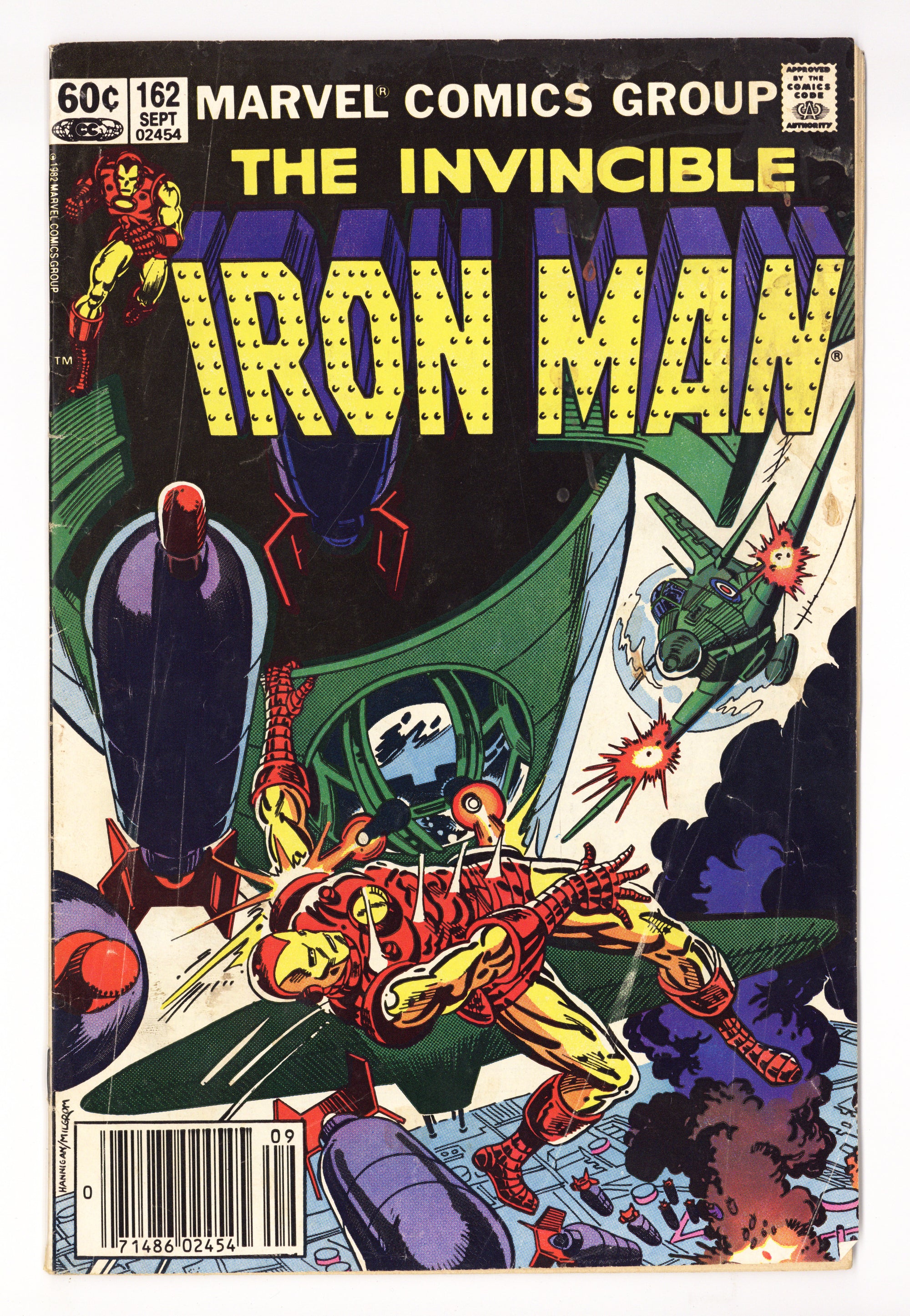 Iron Man Vol 1 162 Low Grade (1982) Newsstand 