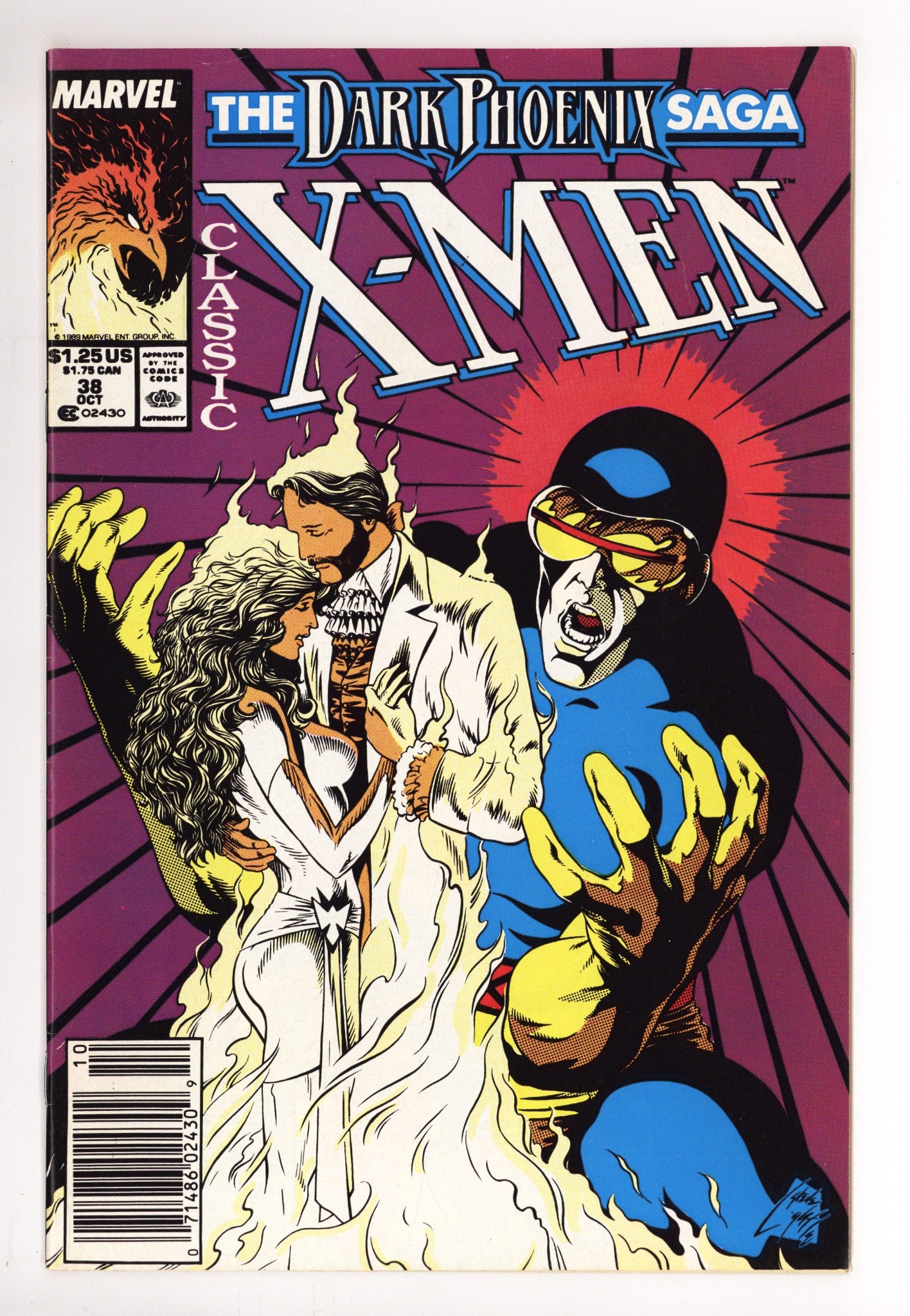 Classic X-Men 38 High Grade (1989) Newsstand 