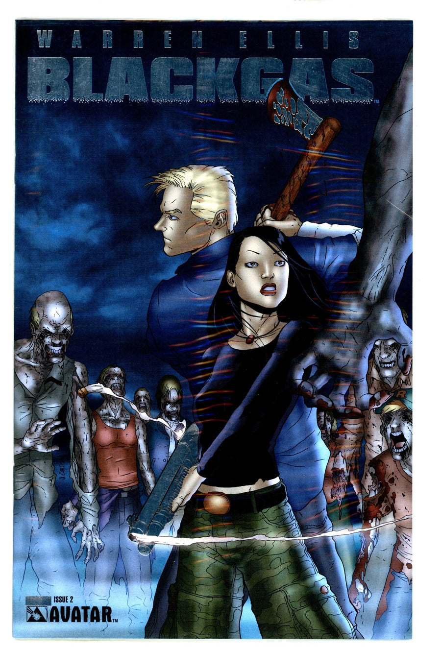 Warren Ellis Blackgas  2  New, Sealed  (2006) Silver Foil  Variant  