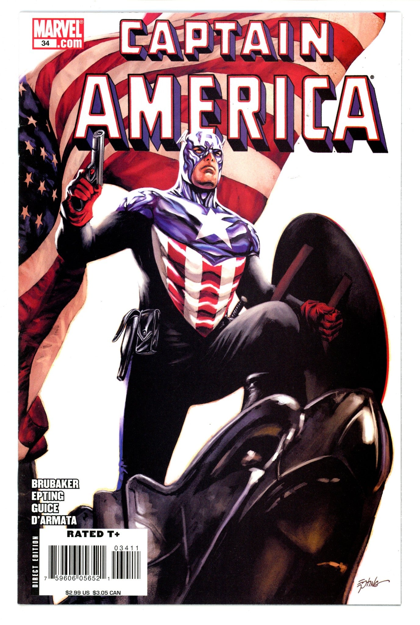 Captain America Vol 5 34 High Grade (2008) 