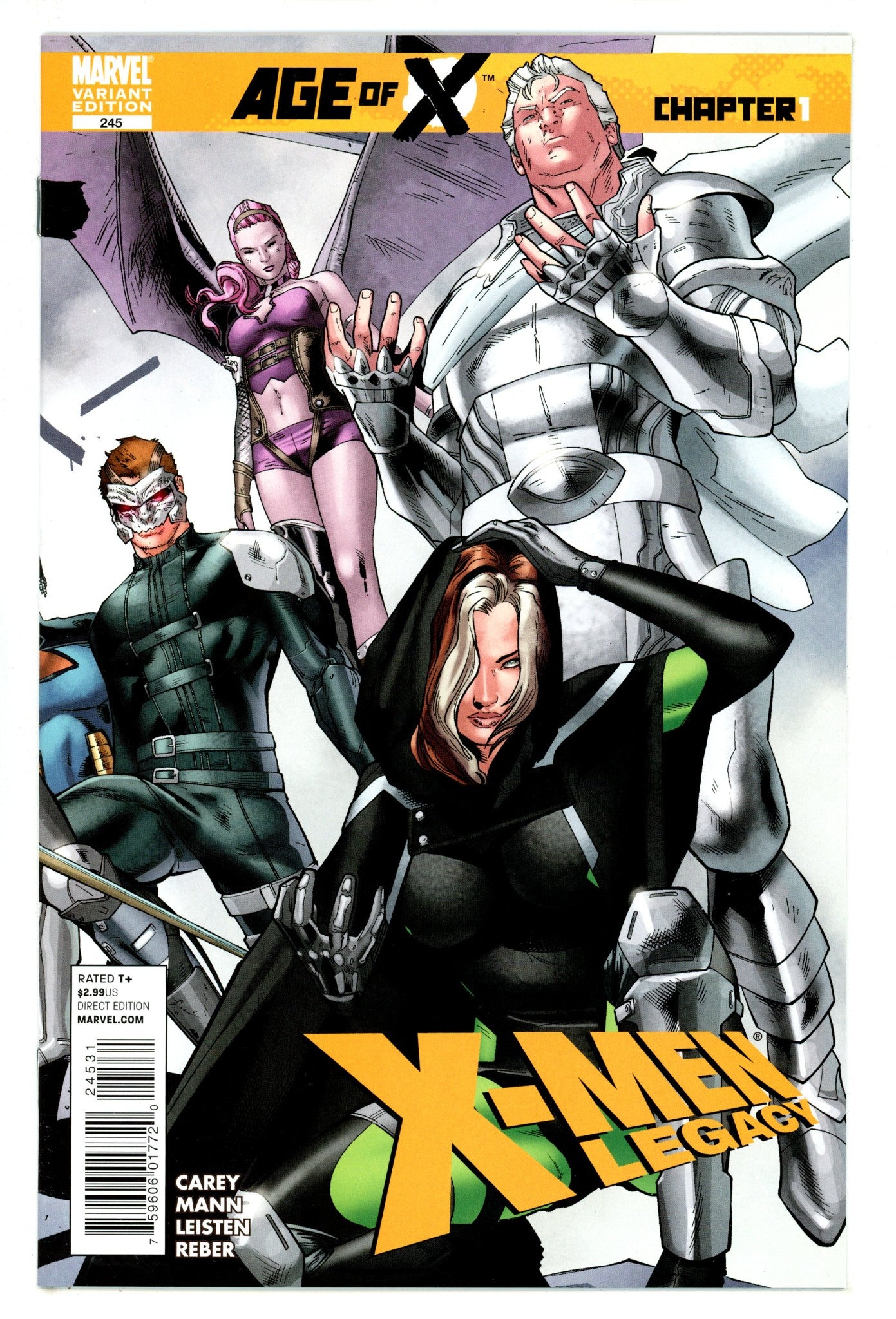 X-Men: Legacy Vol 1 245 VF+ (8.5) (2011) Mann Incentive Variant 