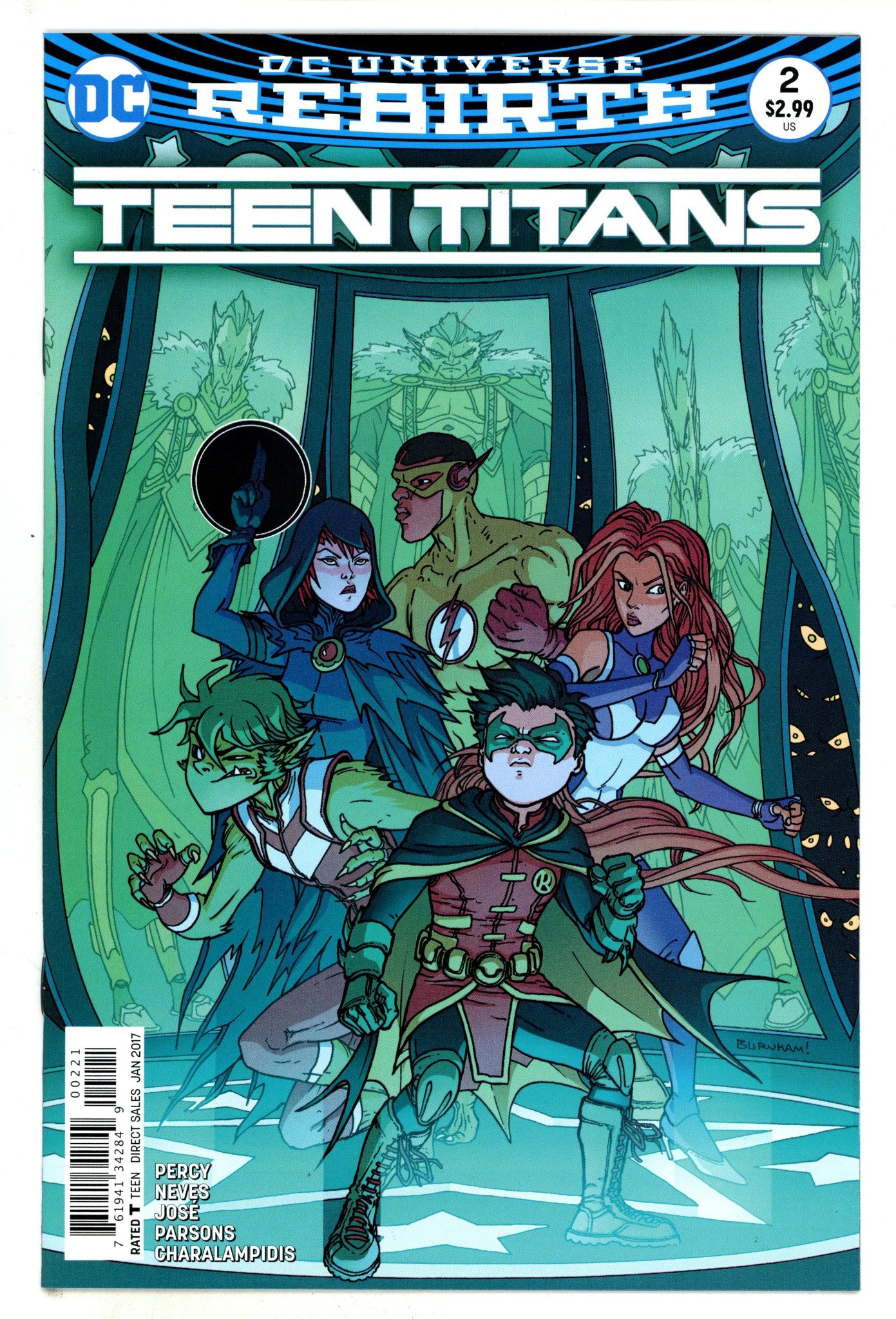 Teen Titans Vol 6 2 High Grade (2017) Burnham Variant 