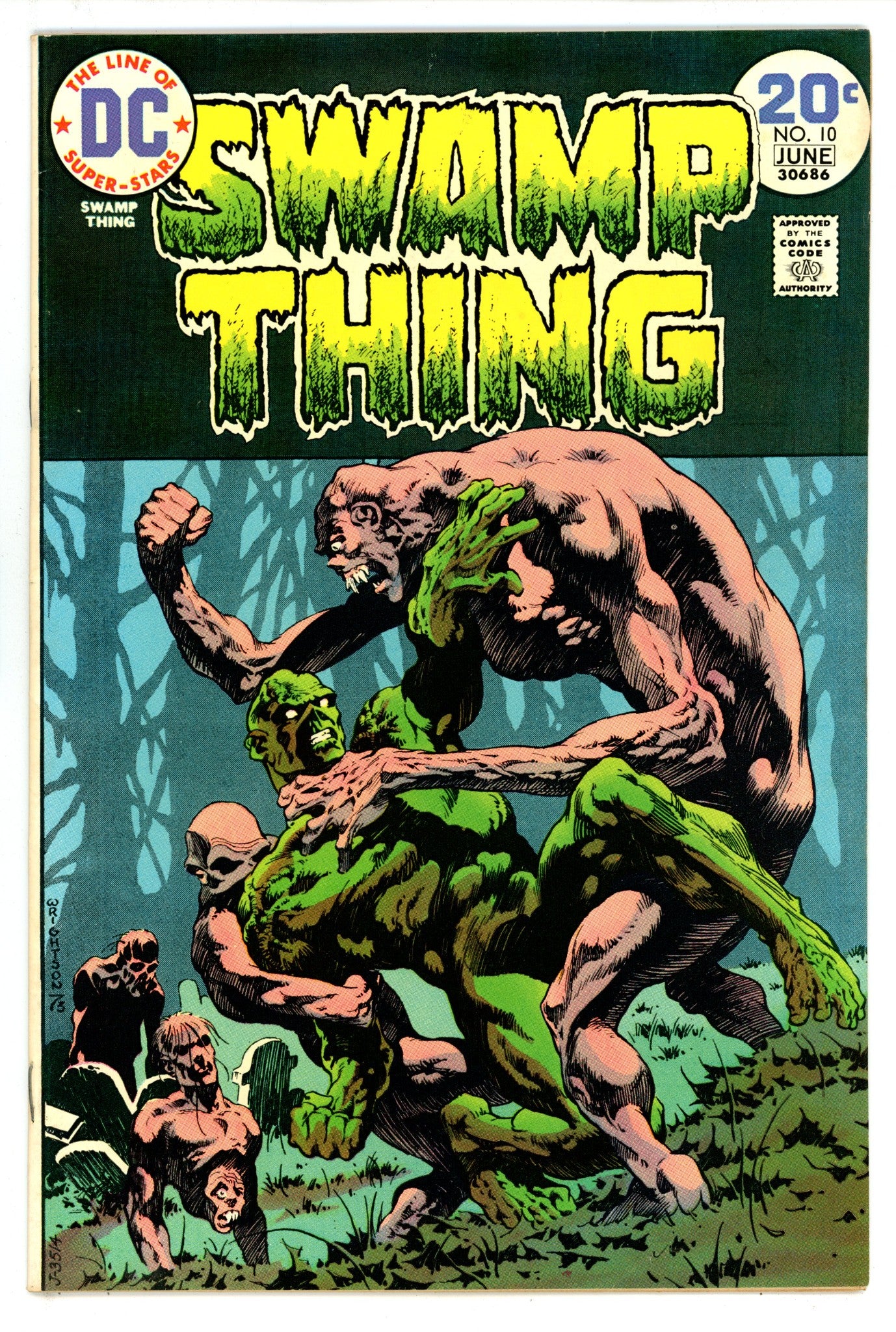 Swamp Thing Vol 1 10 FN/VF (7.0) (1974) 