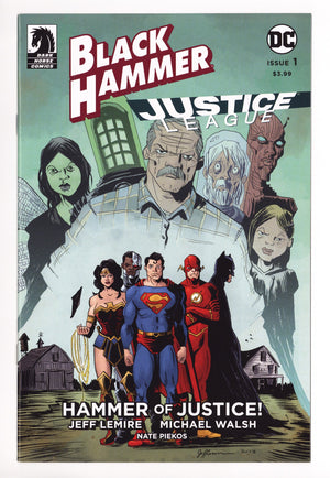 Black Hammer / Justice League: Hammer of Justice! 1 High Grade (2019) Lemire Variant