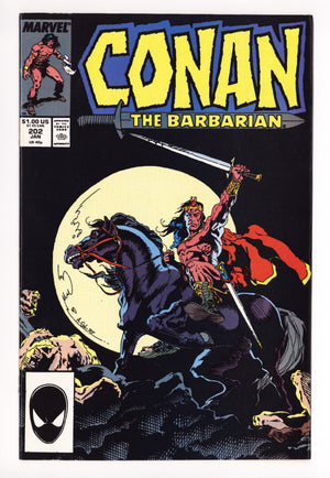 Conan the Barbarian Vol 1 202 Mid Grade (1988)