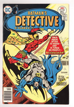 Detective Comics Vol 1 466 VF- (7.5) (1976)
