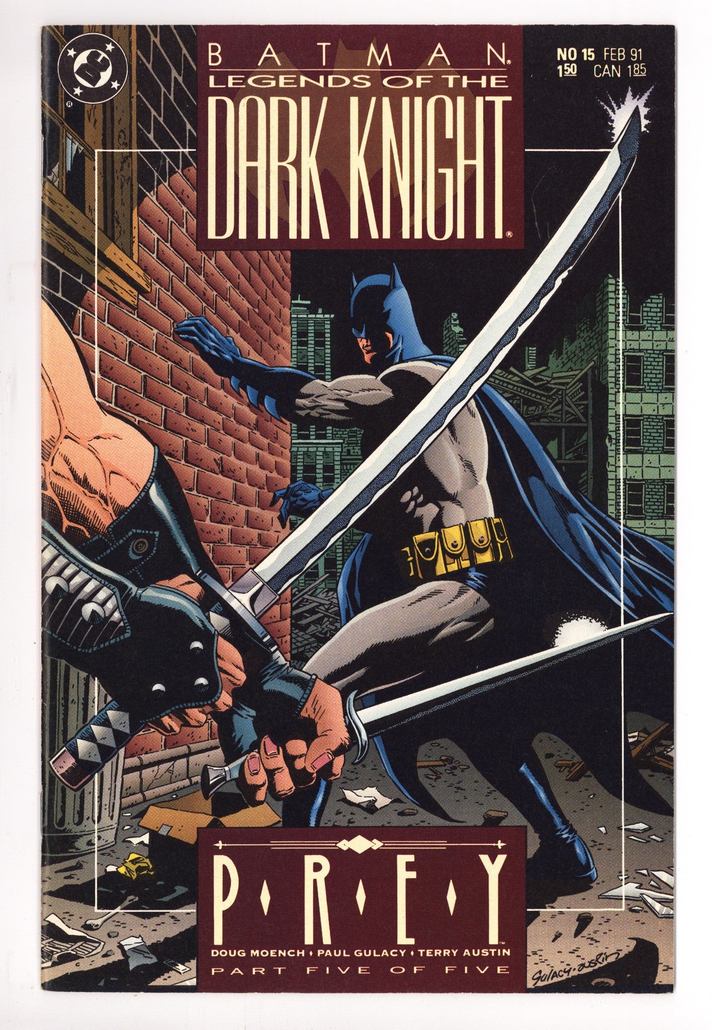 Legends of the Dark Knight 15 High Grade (1991) 