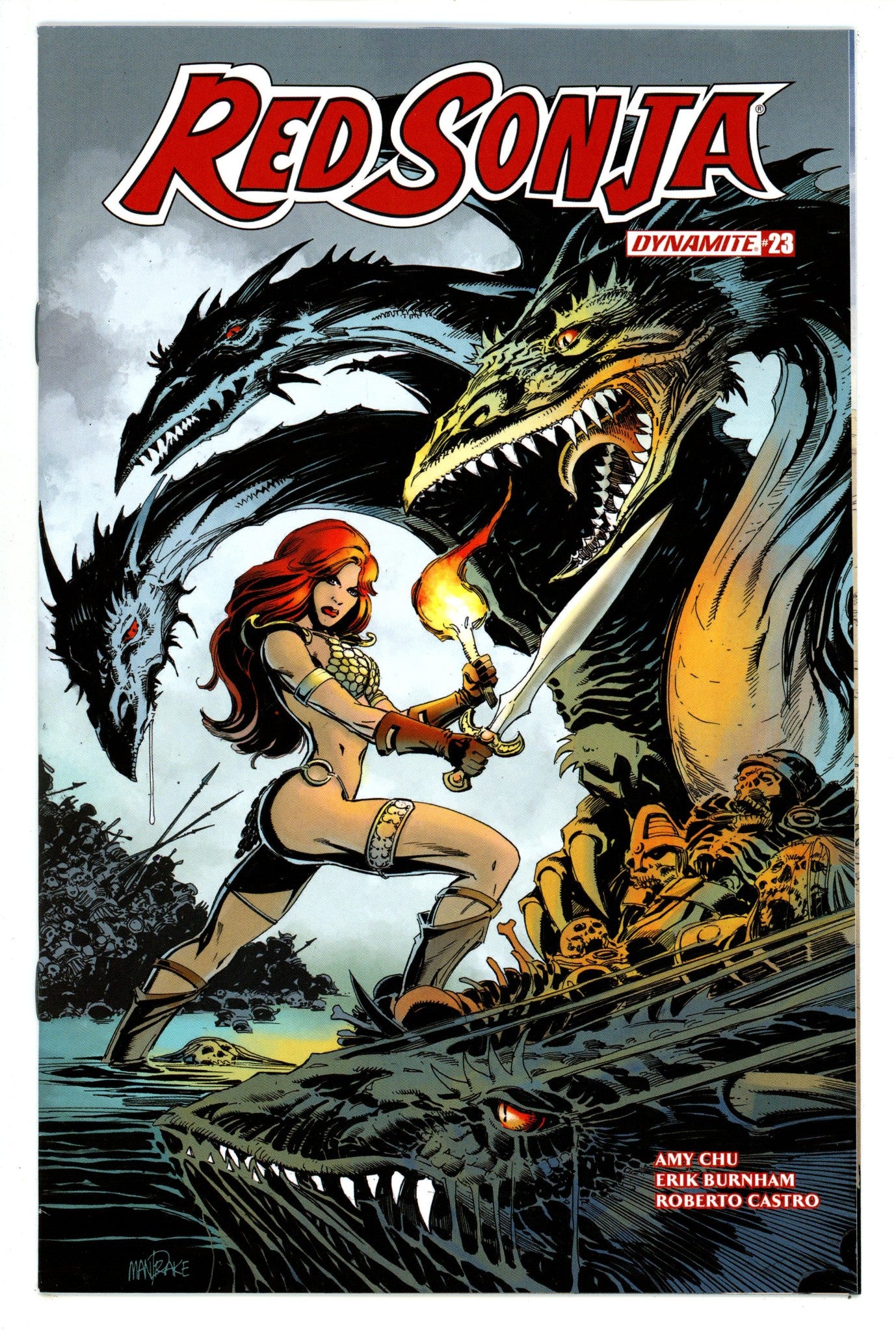 Red Sonja Vol 4 23 High Grade (2018) Mandrake Variant 