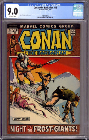 Conan the Barbarian Vol 1 16 CGC 9.0 (VF/NM) (1972)