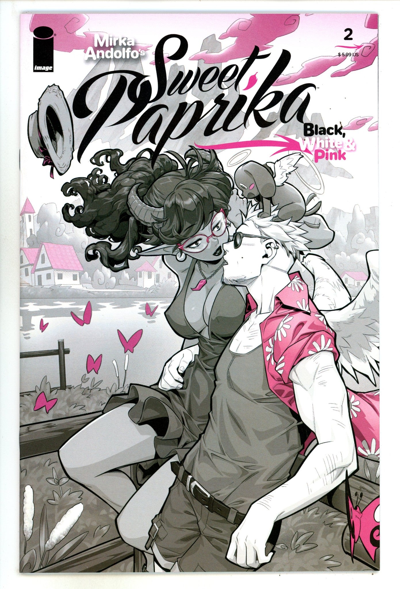 Mirka Andolfos Sweet Paprika Black White & Pink 2 Banerjee Variant (2024)