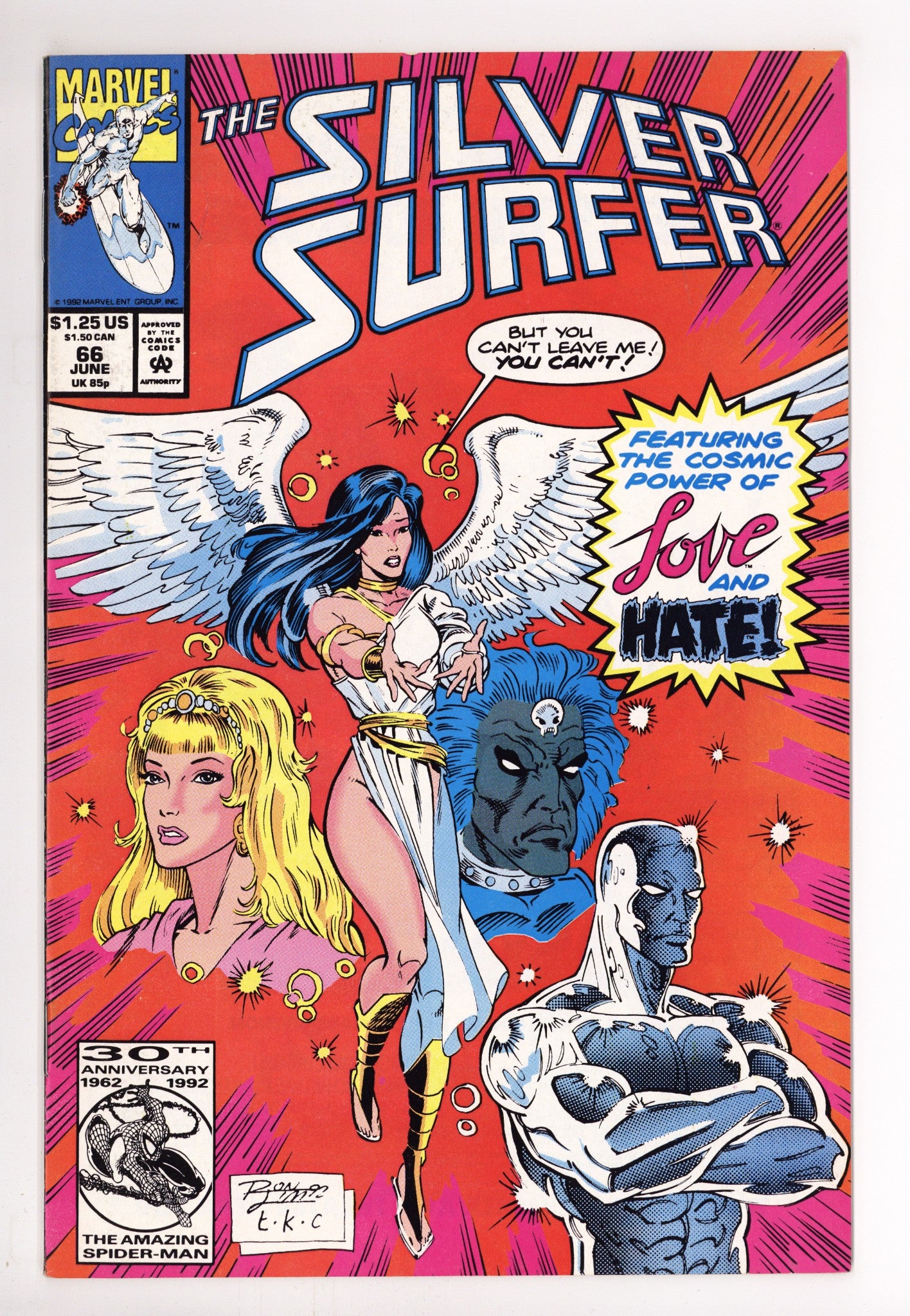 Silver Surfer Vol 3 66 Mid Grade (1992) 