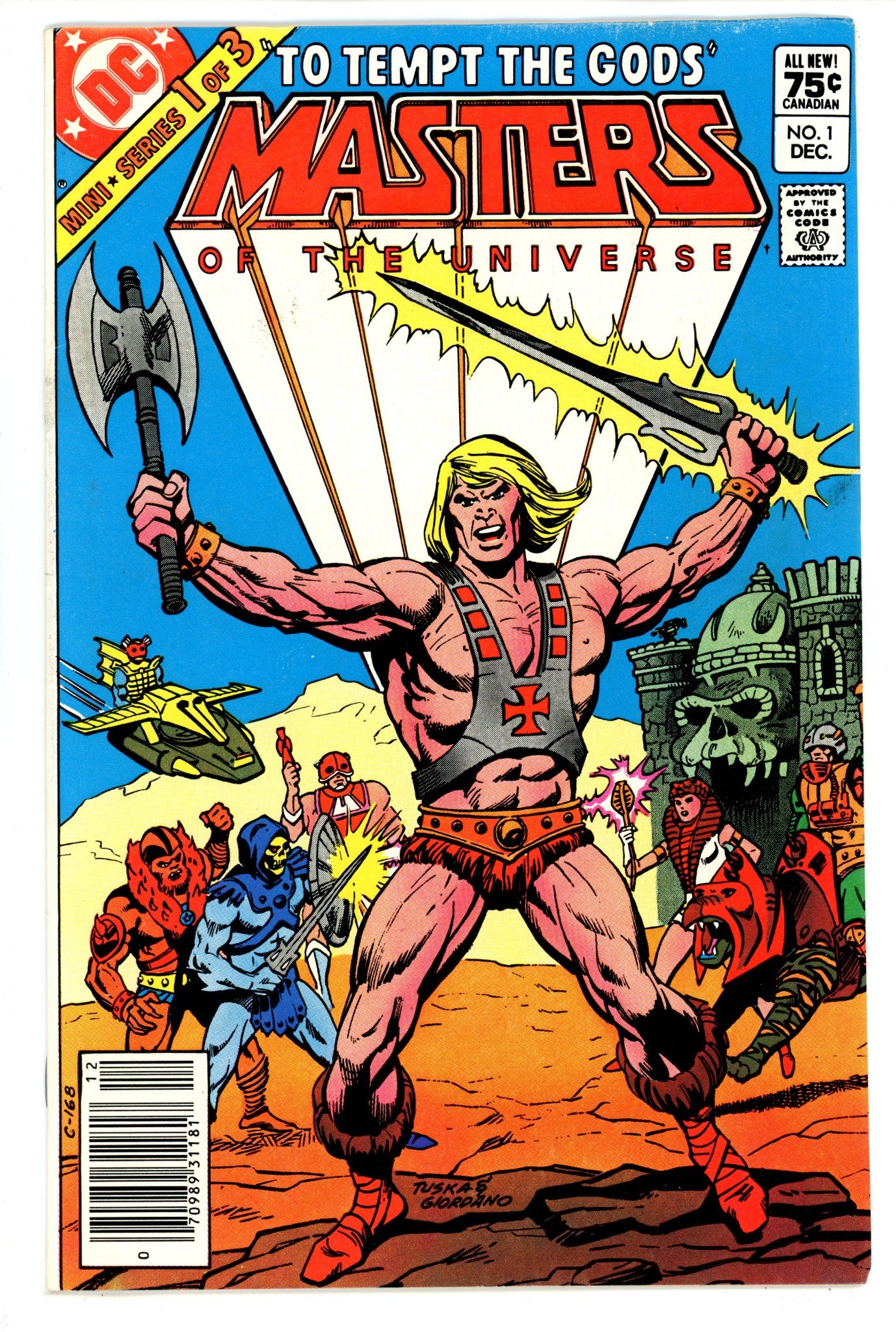 Masters of the Universe 1 FN/VF (7.0) (1982) Canadian Price Variant 