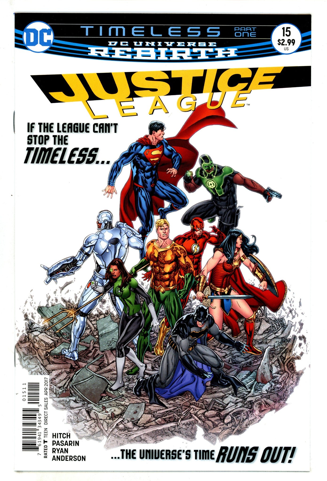 Justice League Vol 2 15 High Grade (2017) 