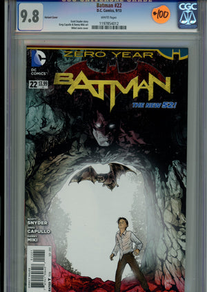 Batman Vol 2 22 CGC 9.8 (NM/M) (2013) Janin Variant