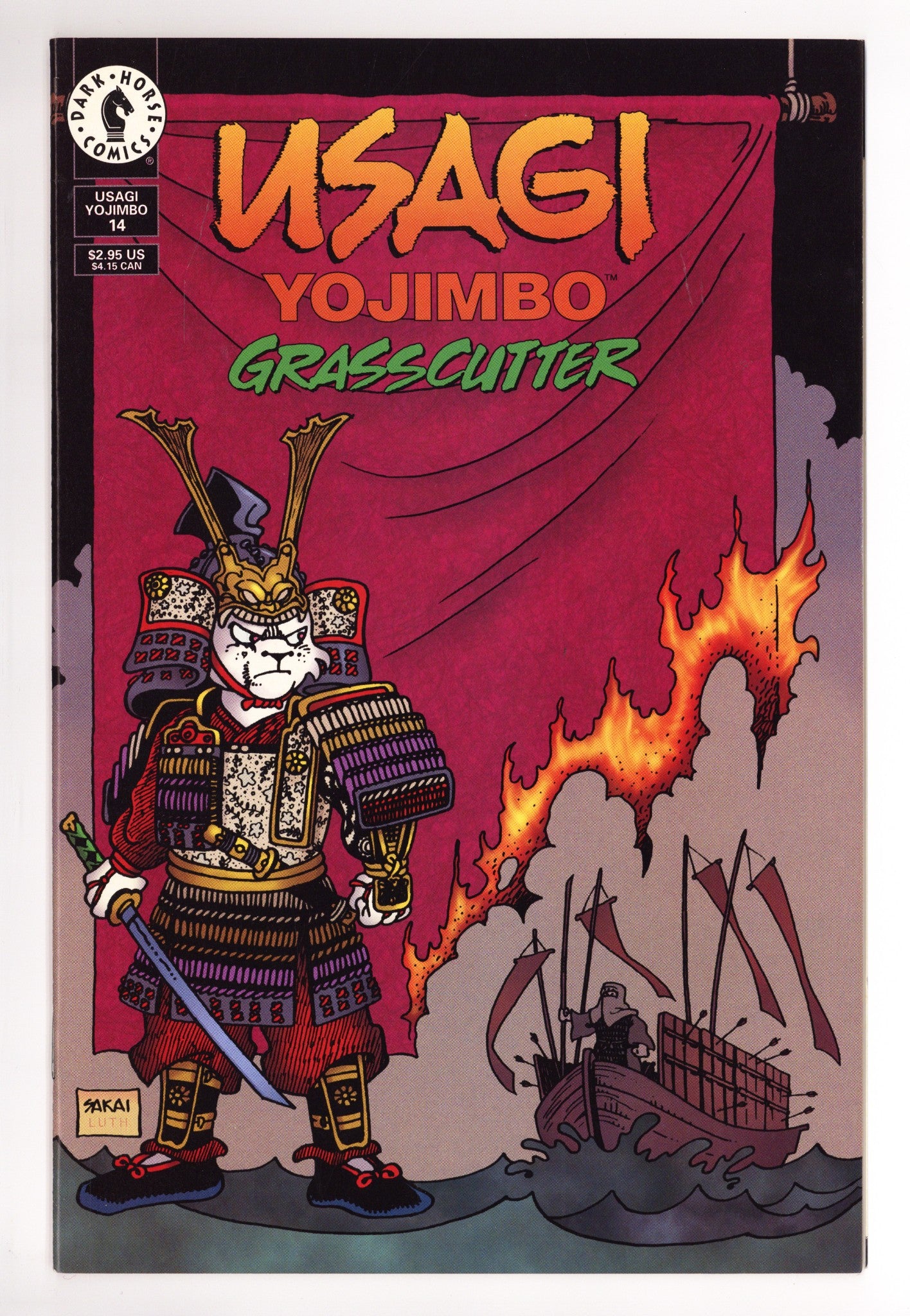 Usagi Yojimbo Vol 3 14 Mid Grade (1997) 