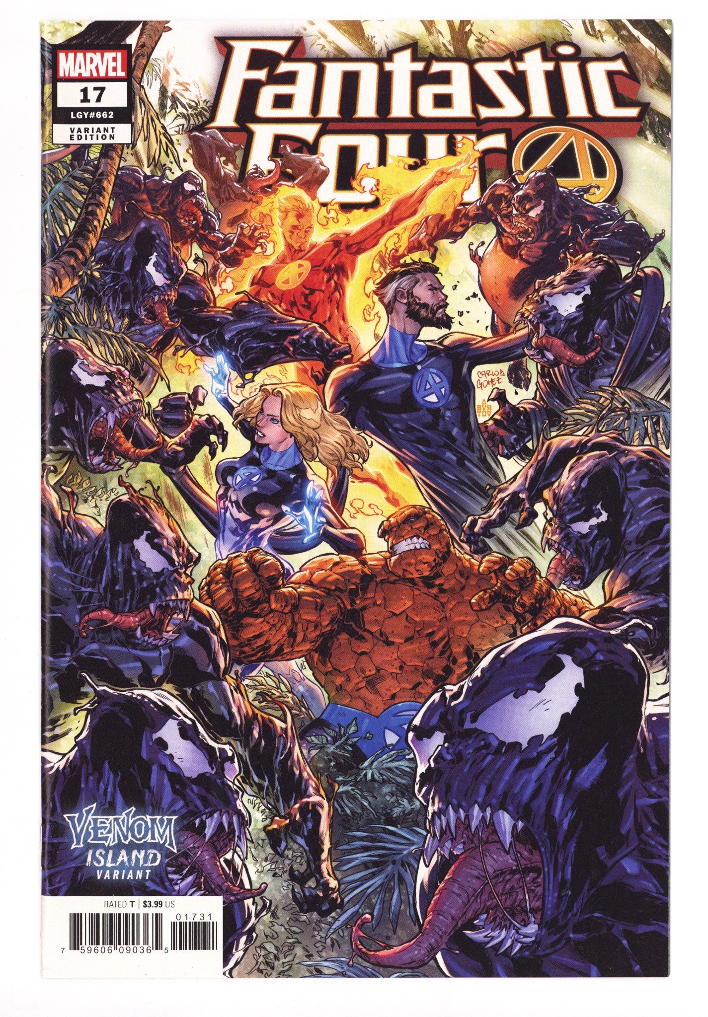 Fantastic Four Vol 6 17 (662) High Grade (2020) Gomez Variant 