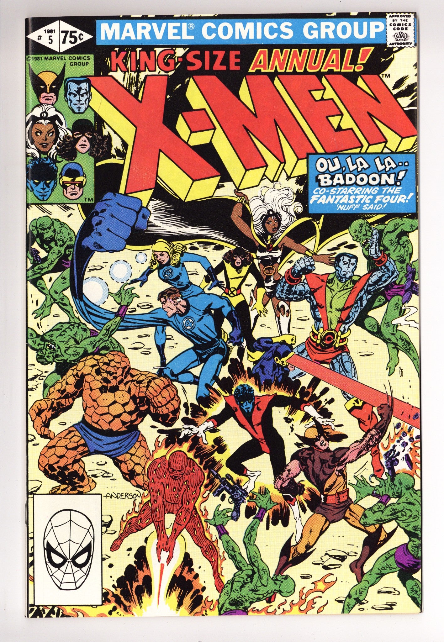 X-Men Annual Vol 1 5 NM- (9.2) (1981) 