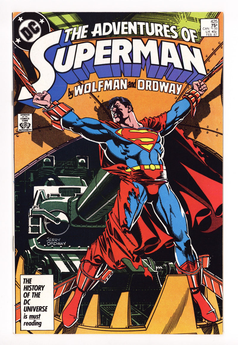 Adventures of Superman Vol 1 425 High Grade (1987) 