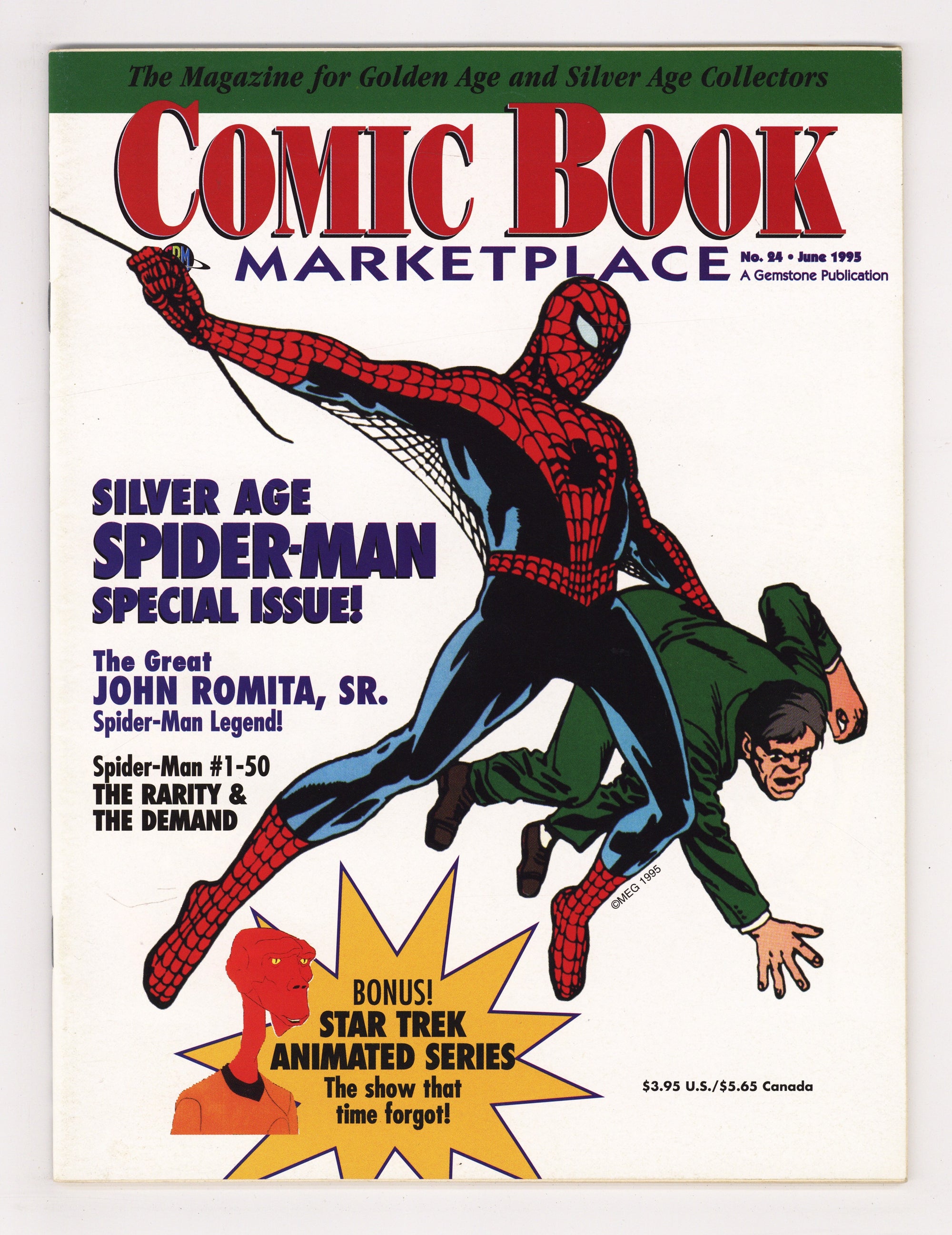 Comic Book Marketplace 24 Mid Grade (1995) 