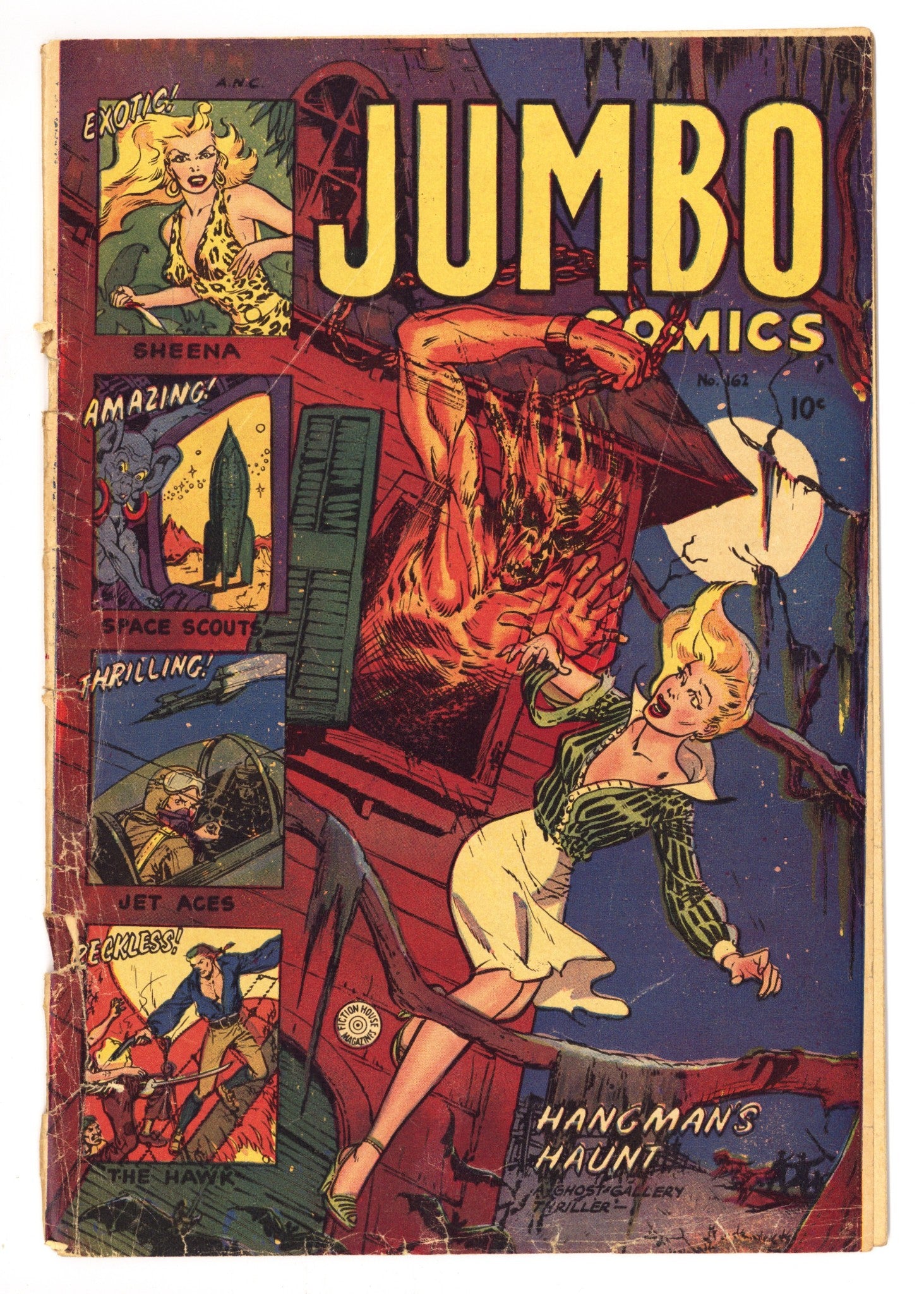 Jumbo Comics 162 FR (1.0) Cover Detached (1952) Canadian Edition 