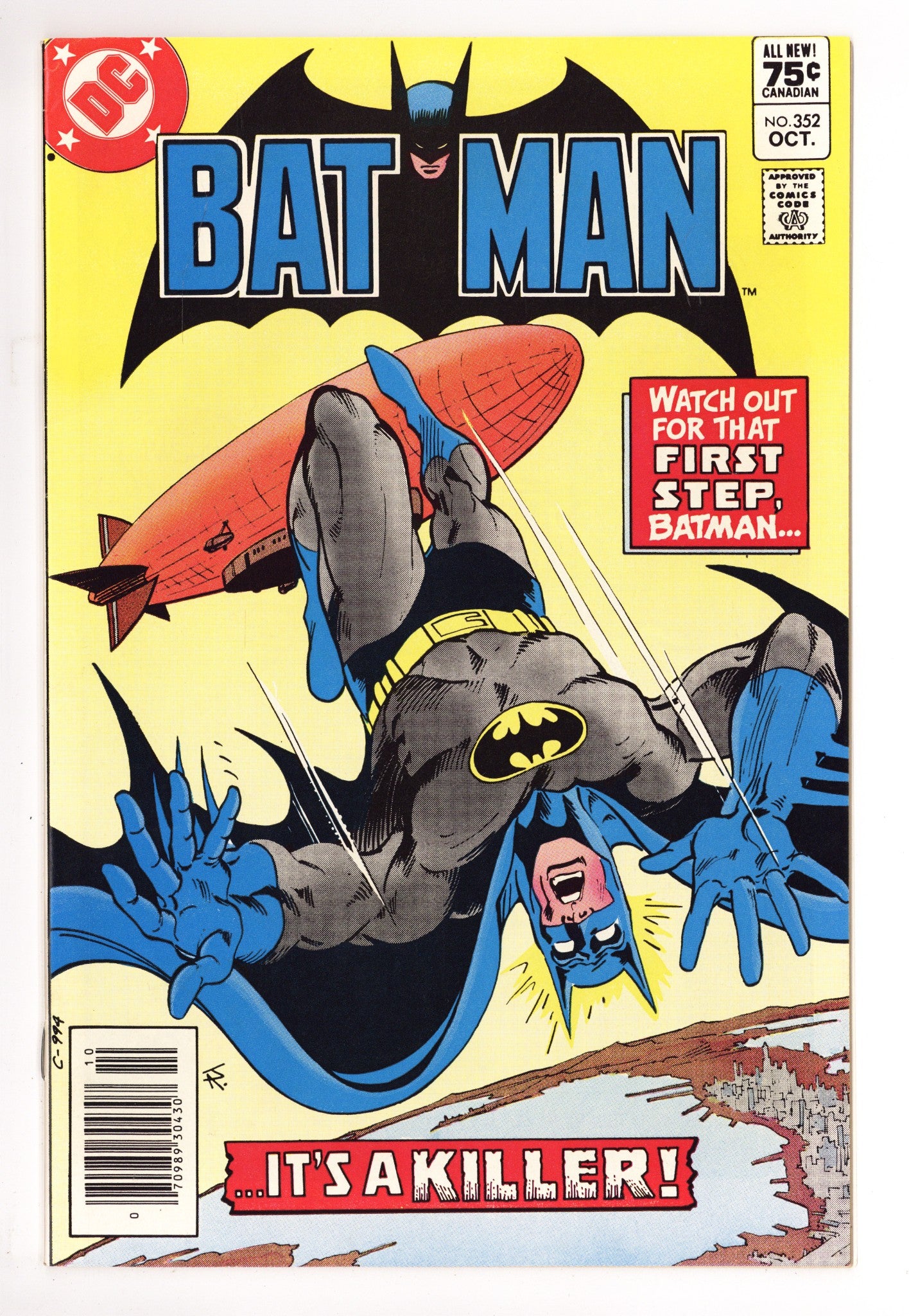 Batman Vol 1 352 VF (8.0) (1982) Canadian Price Variant 