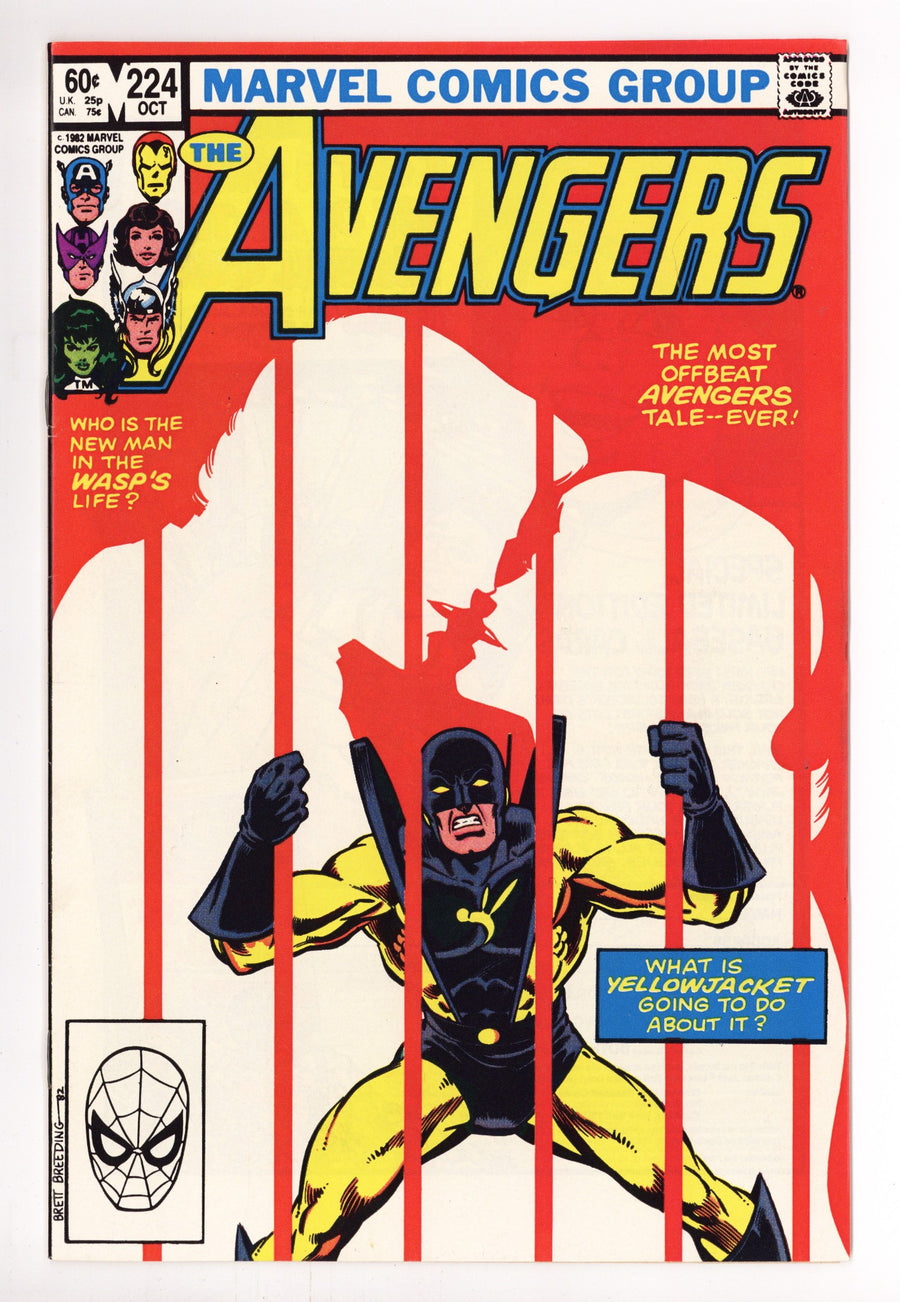 The Avengers Vol 1 224 Mid Grade (1982) 