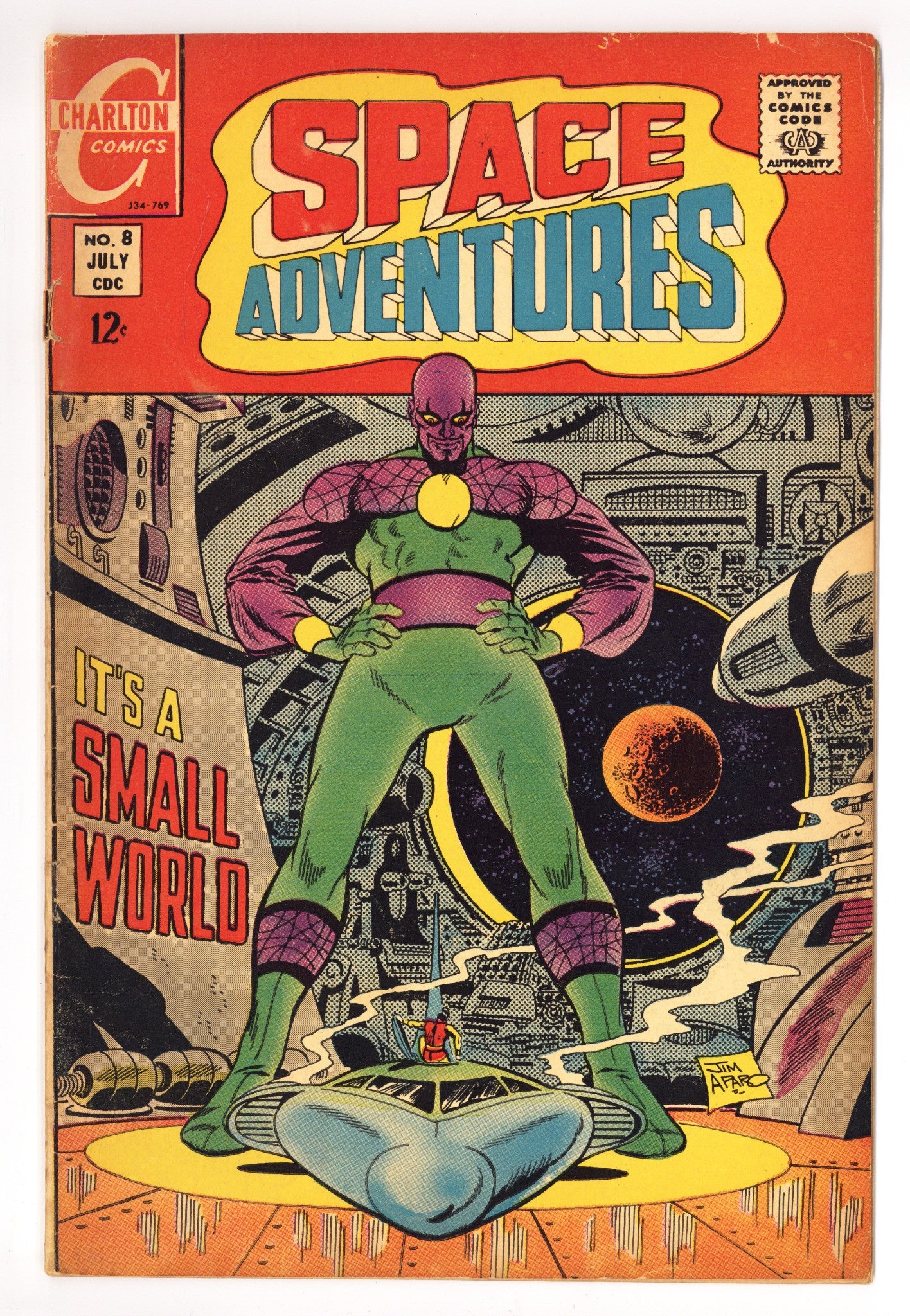 Space Adventures Vol 3 8 FR (1.0) Cover Detached (1969) 