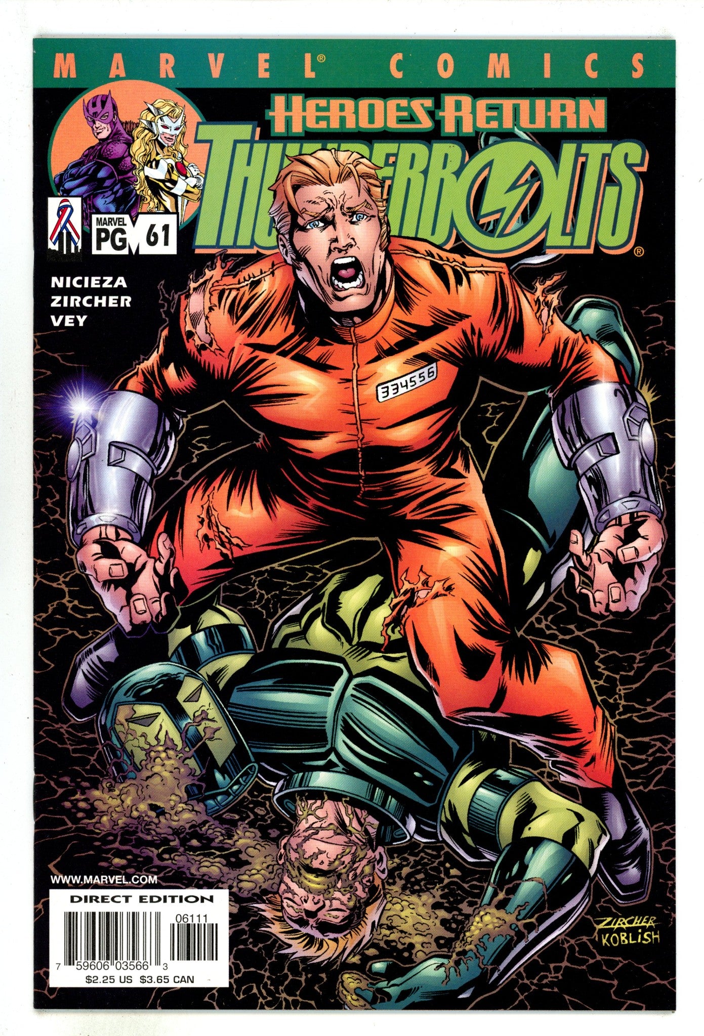 Thunderbolts Vol 1 61 High Grade (2002) 