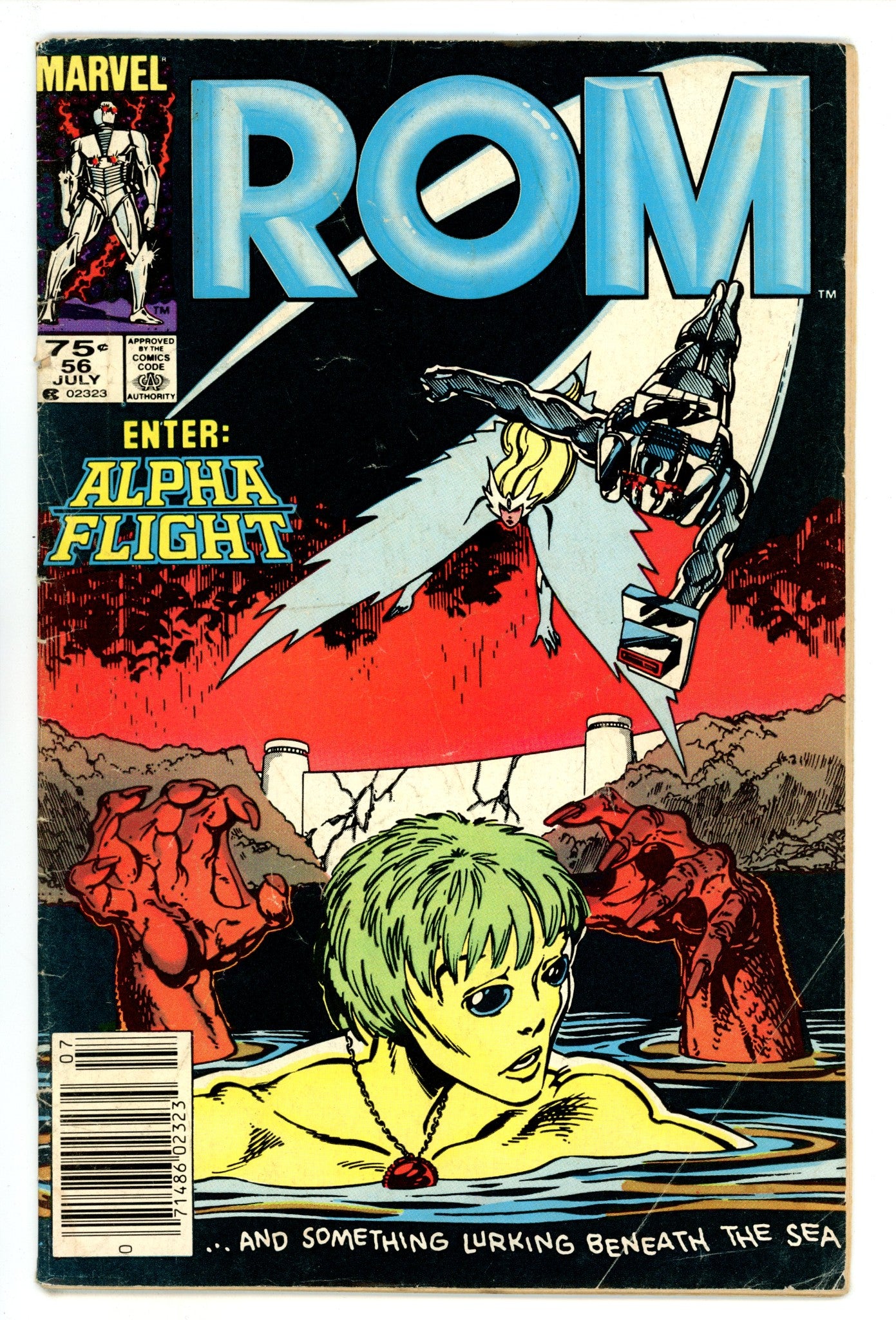 Rom Vol 1 56 Very Low Grade (1984) Canadian Price Variant 